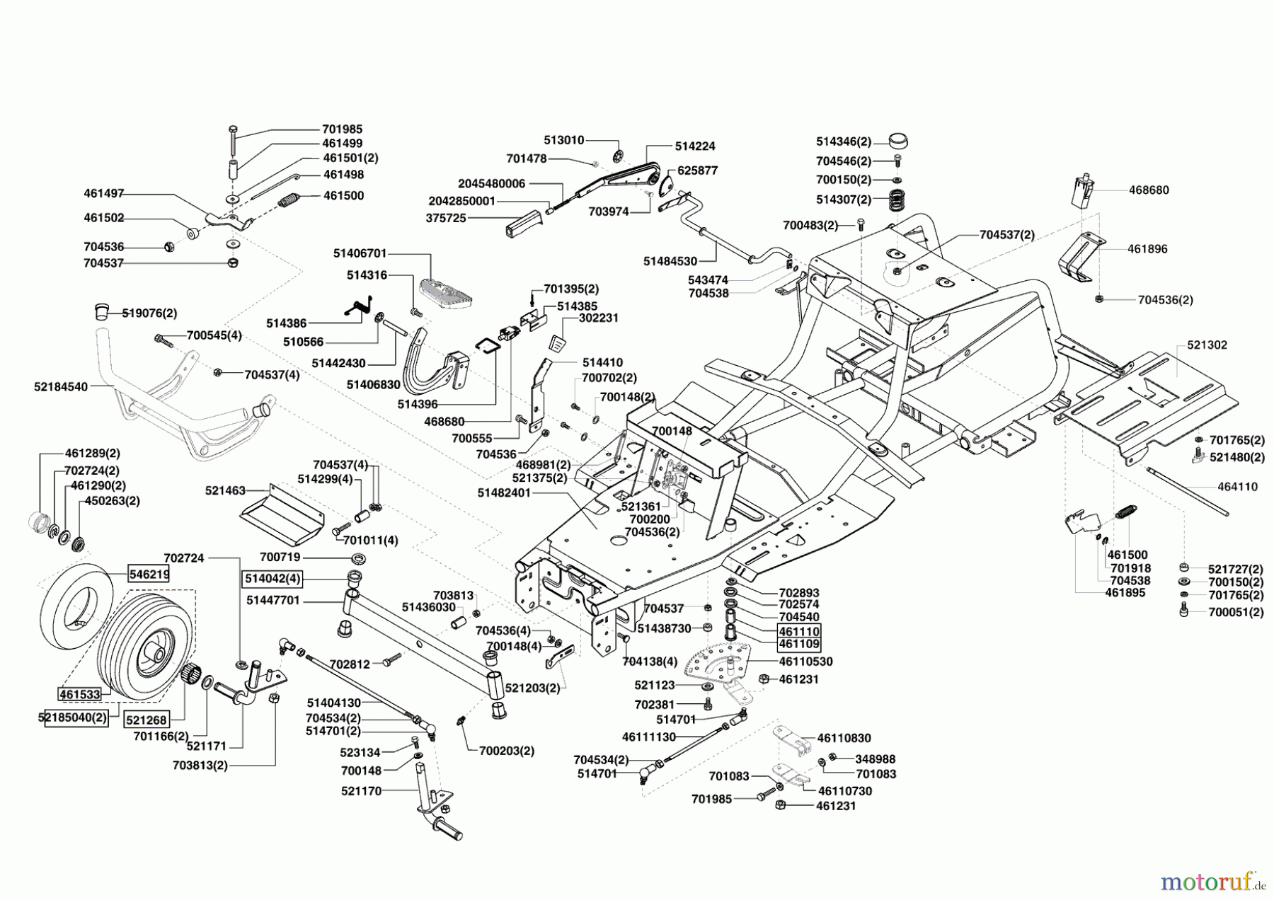 AL-KO Gartentechnik Rasentraktor COMFORT T 950 01/2010 - 12/2011 Seite 2
