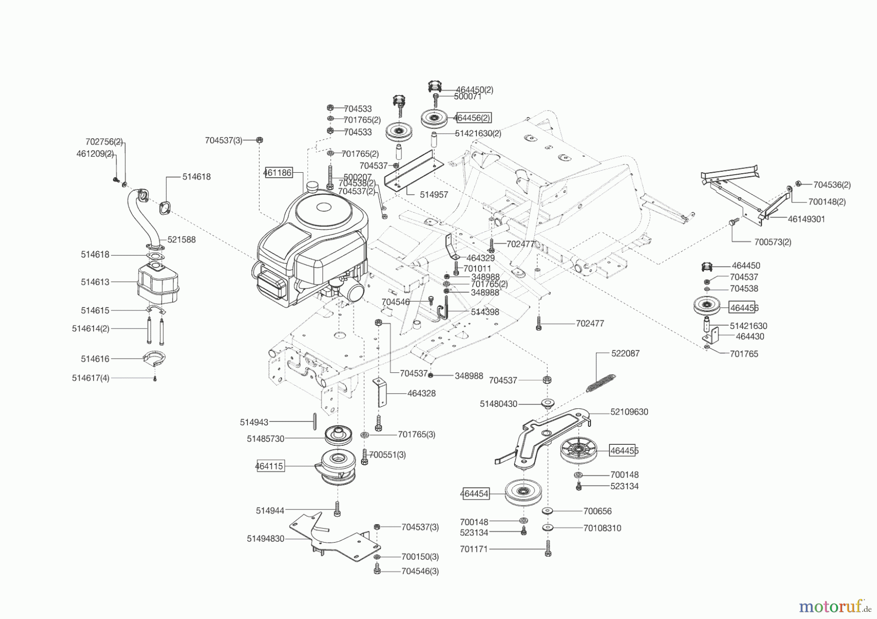 AL-KO Gartentechnik Rasentraktor Comfort T 1000 HD (F) ab 01/2010 Seite 4