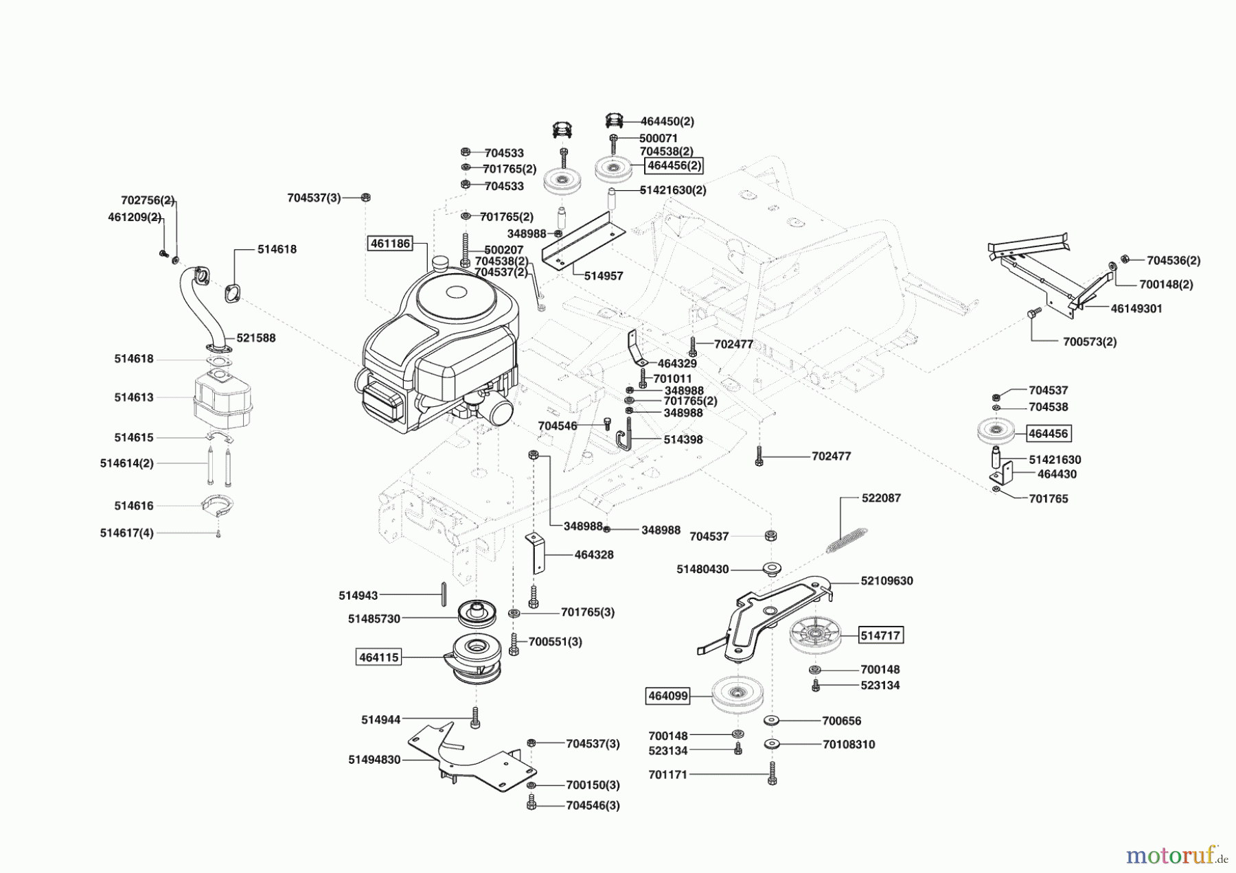 AL-KO Gartentechnik Rasentraktor COMFORT T 1000 HD ab 01/2010 Seite 4