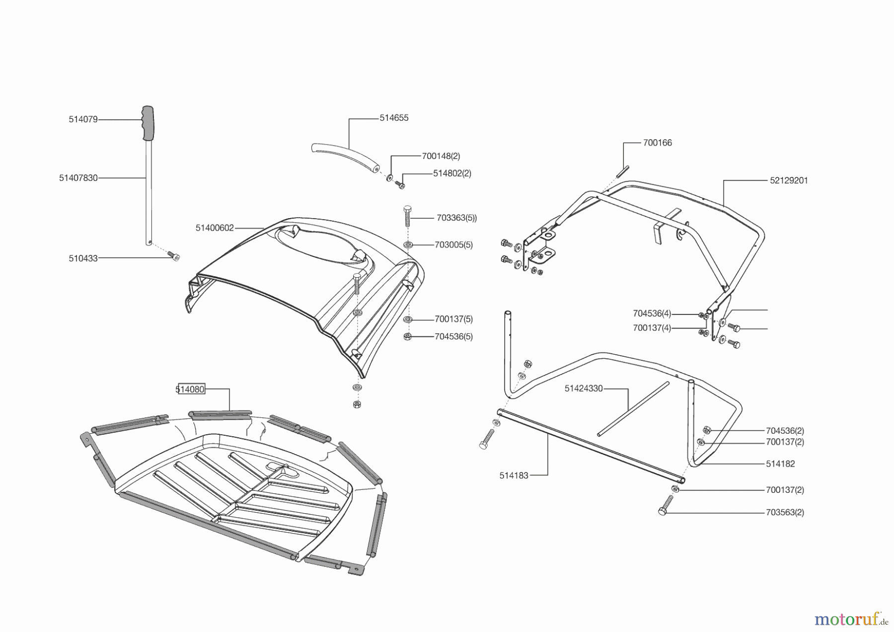 Powerline Gartentechnik Rasentraktor T 13-92 SP HD (F) ab 01/2010 Seite 9