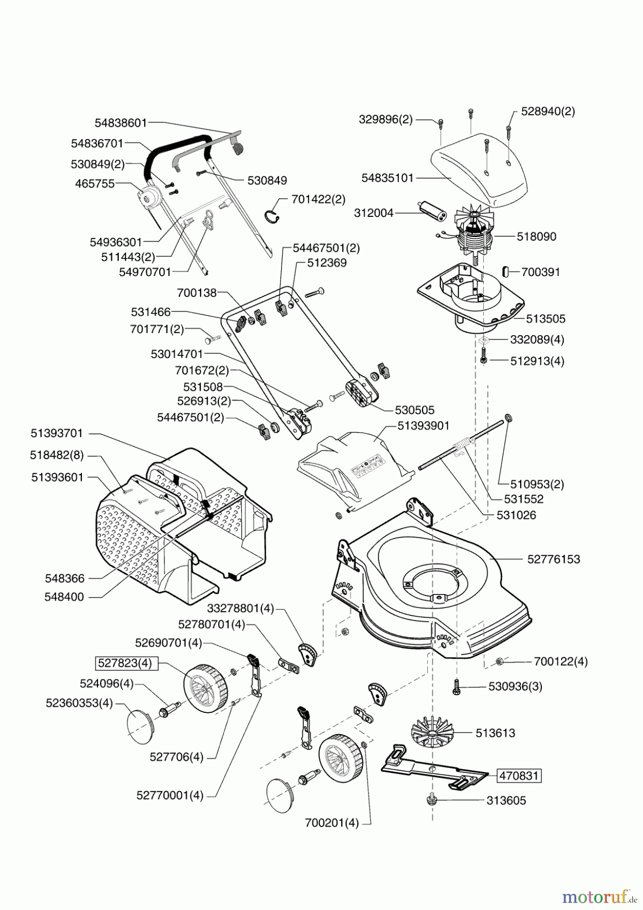 GARDENLINE Gartentechnik Elektrorasenmäher 47 E (HOFER) 01/2010 - 12/2011 Seite 1