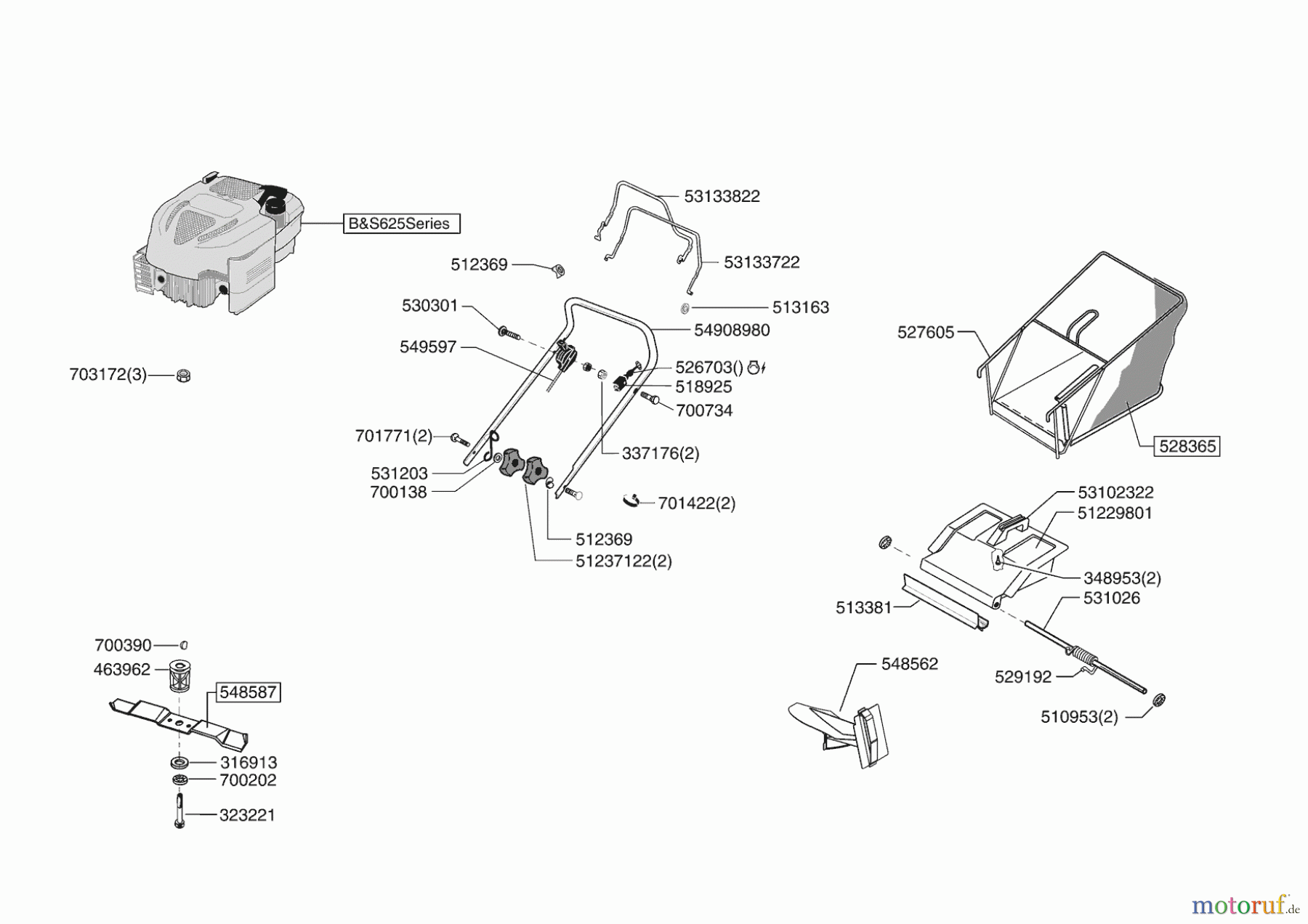AL-KO Gartentechnik Benzinrasenmäher VALGARDEN CROSS 482 Seite 1