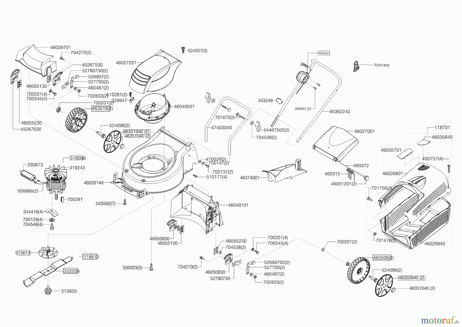  AL-KO Gartentechnik Elektrorasenmäher SILVER COMFORT 46 E  10/2010 - 08/2016 Seite 1