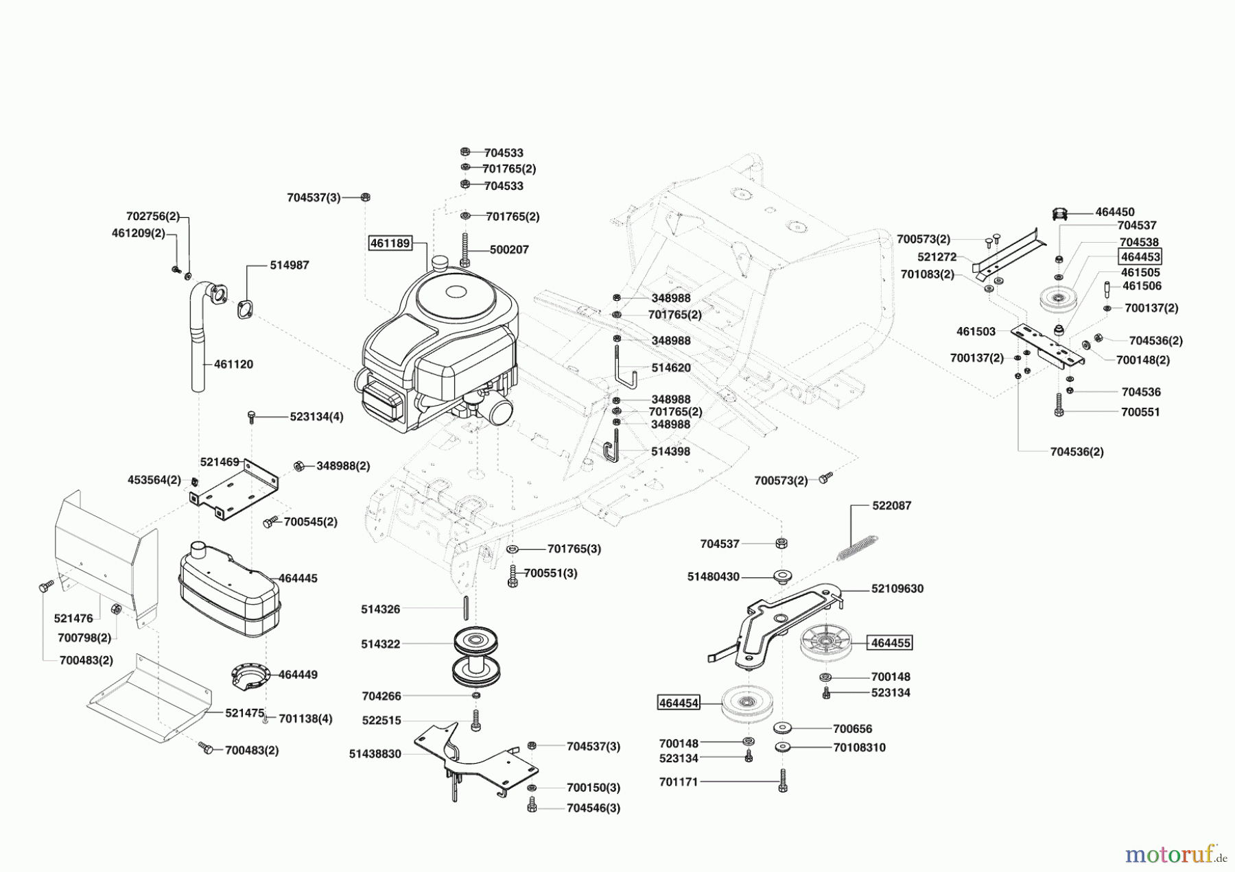  Powerline Gartentechnik Rasentraktor T13-82 HD Edition  11/2010 - 02/2011 Seite 5