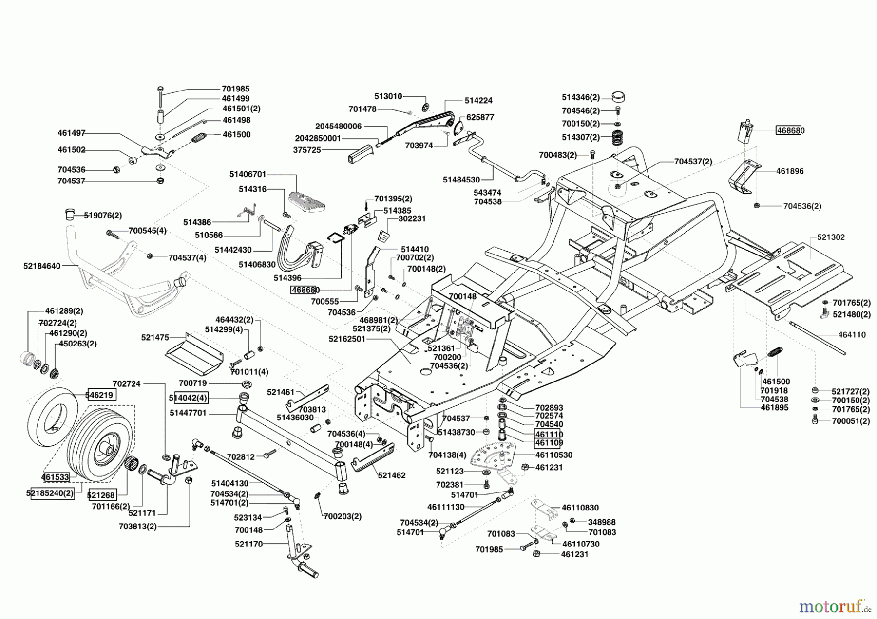  Powerline Gartentechnik Rasentraktor T16-102 HDE EDITION ab 11/2010 Seite 2