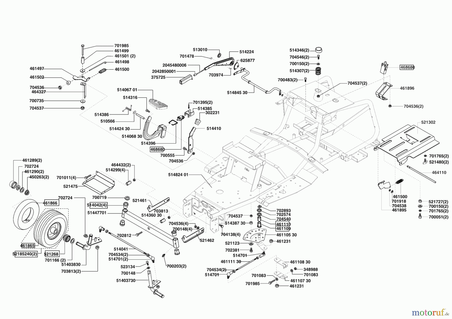  Powerline Gartentechnik Rasentraktor T 14-102 HD Edition  01/2011 Seite 2