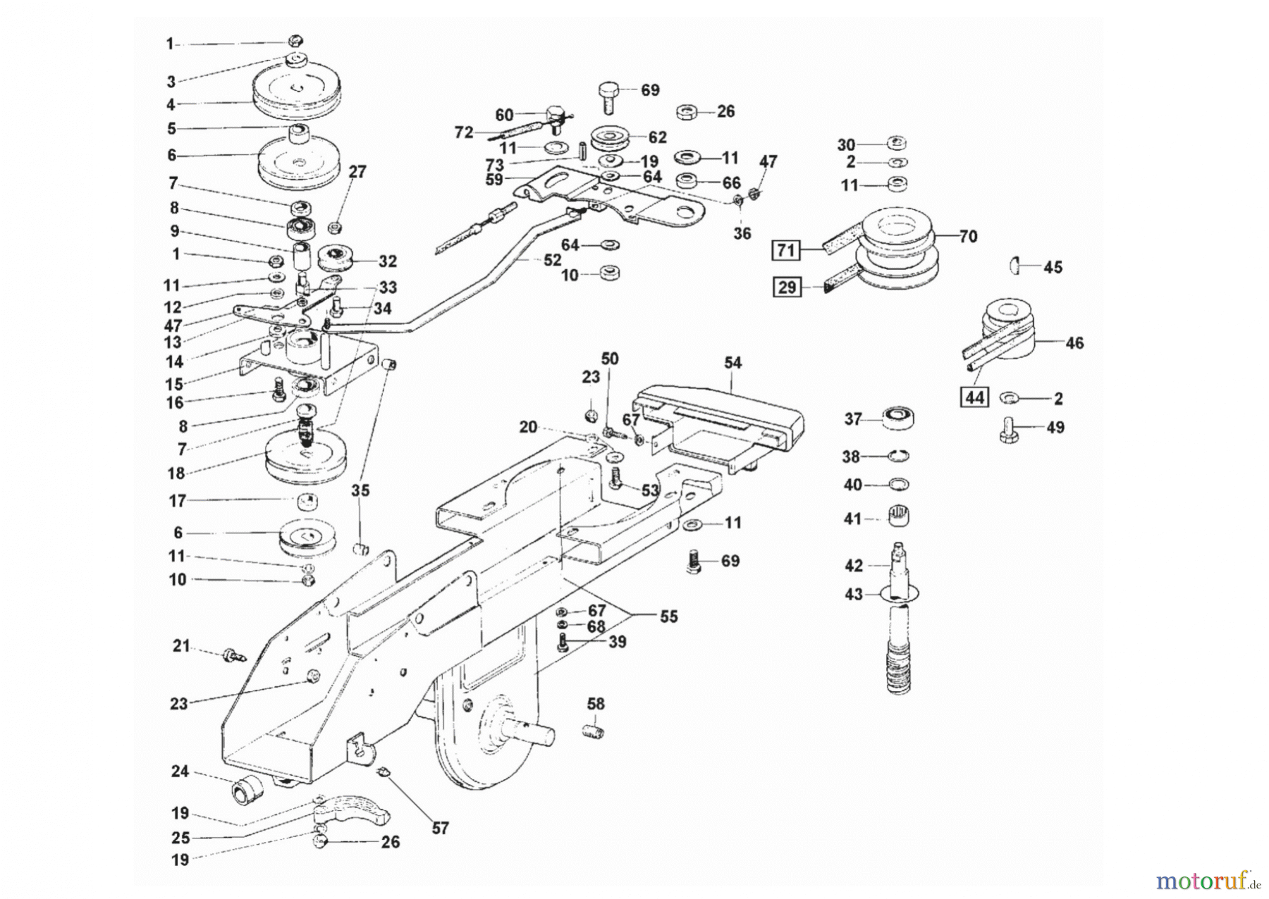 Powerline Gartentechnik Balkenmäher BM 5001 R inkl. Mähbalken Seite 1