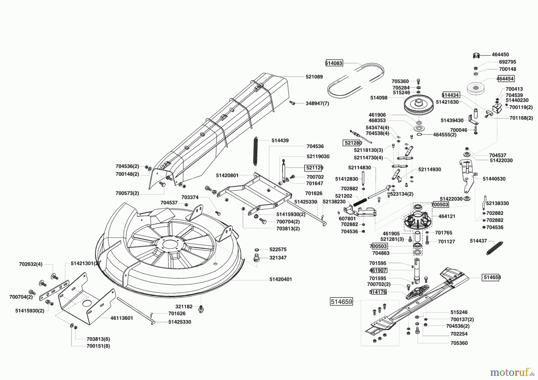 Powerline Gartentechnik Rasentraktor T13-82 HD Edition ab 02/2011 Seite 4