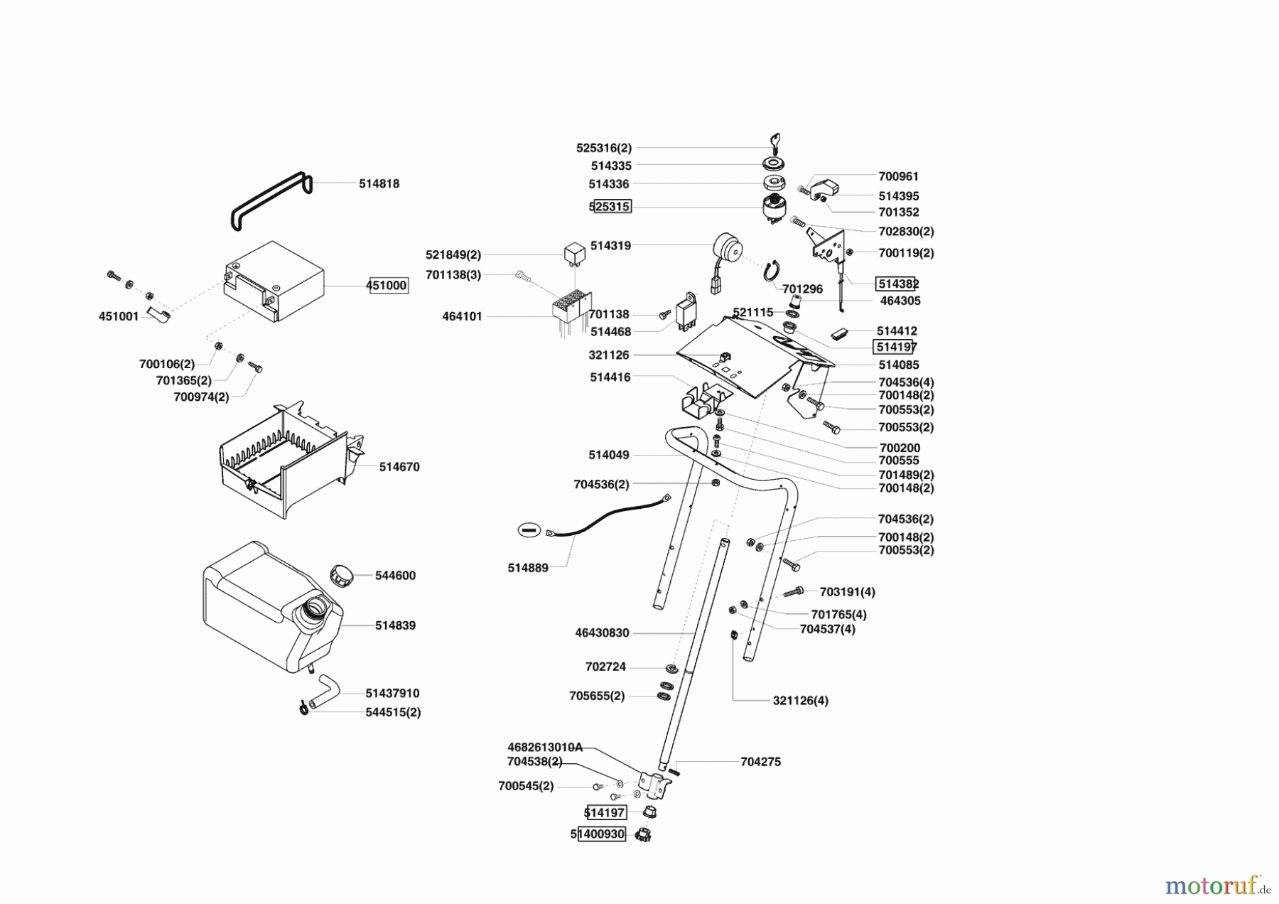 Powerline Gartentechnik Rasentraktor T13-82 HD Edition ab 02/2011 Seite 6