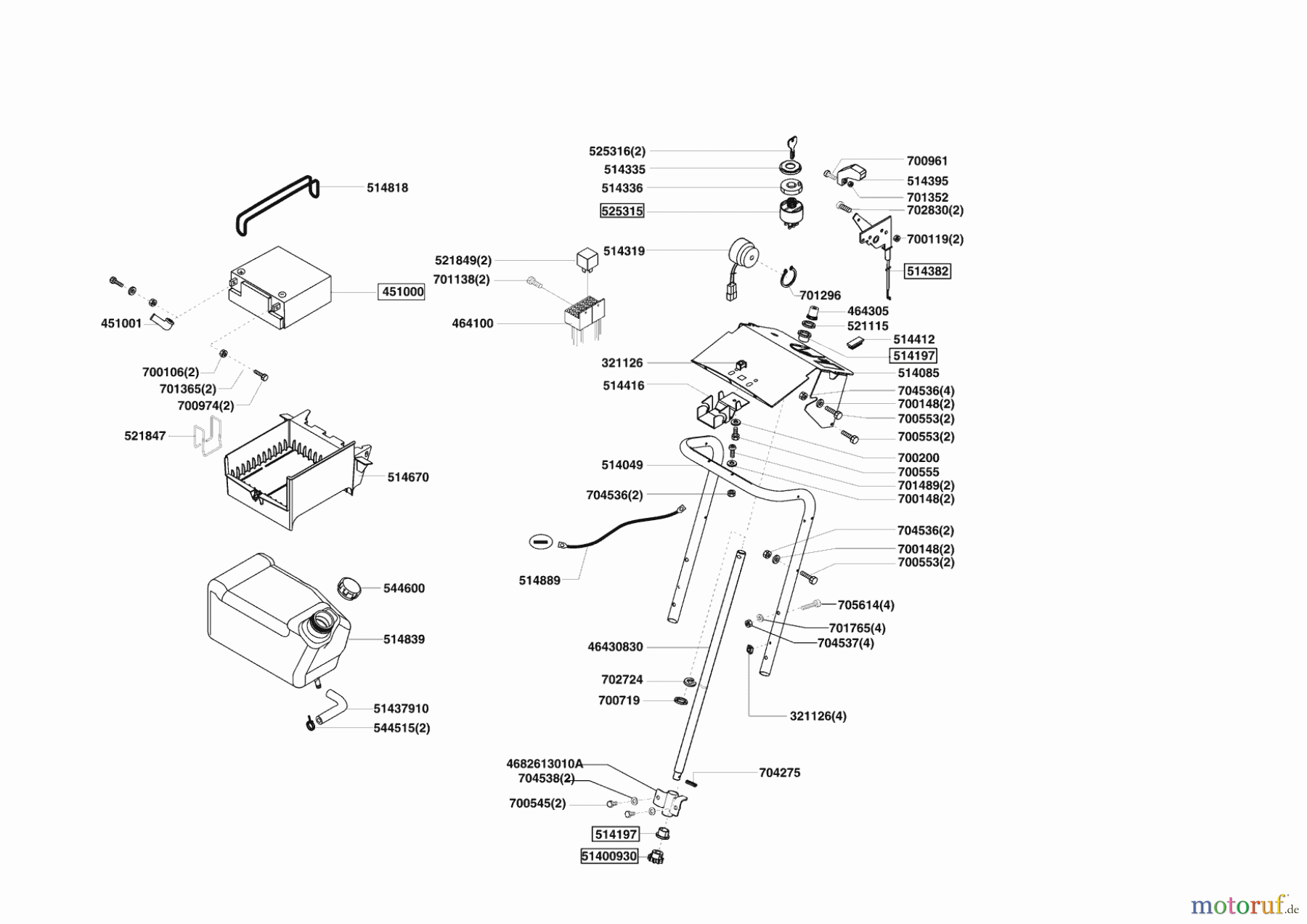 Powerline Gartentechnik Rasentraktor T13-92 HD EDITION Seite 8