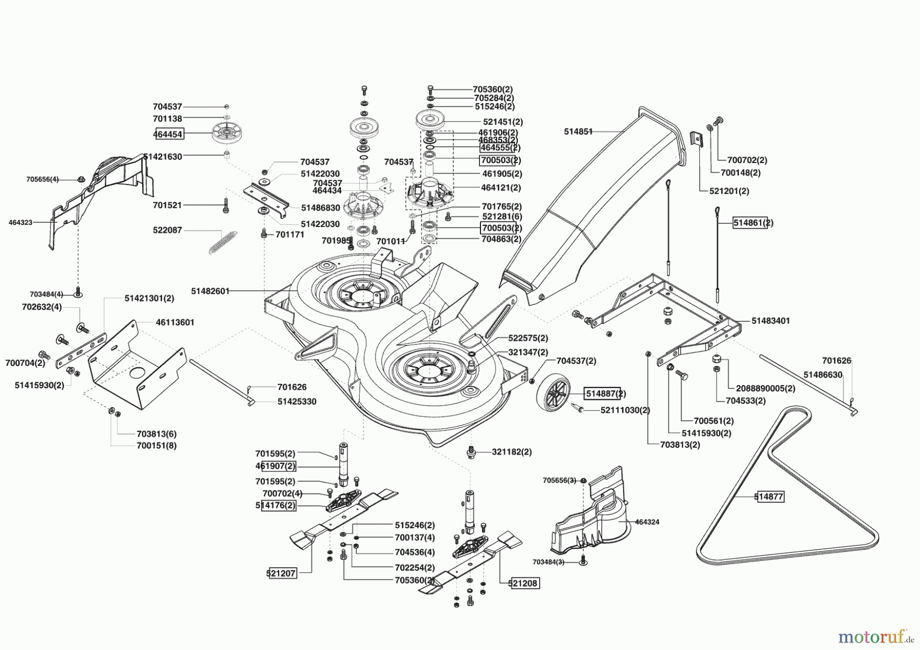  Powerline Gartentechnik Rasentraktor T16-102 HDE EDITION  02/2011 Seite 5
