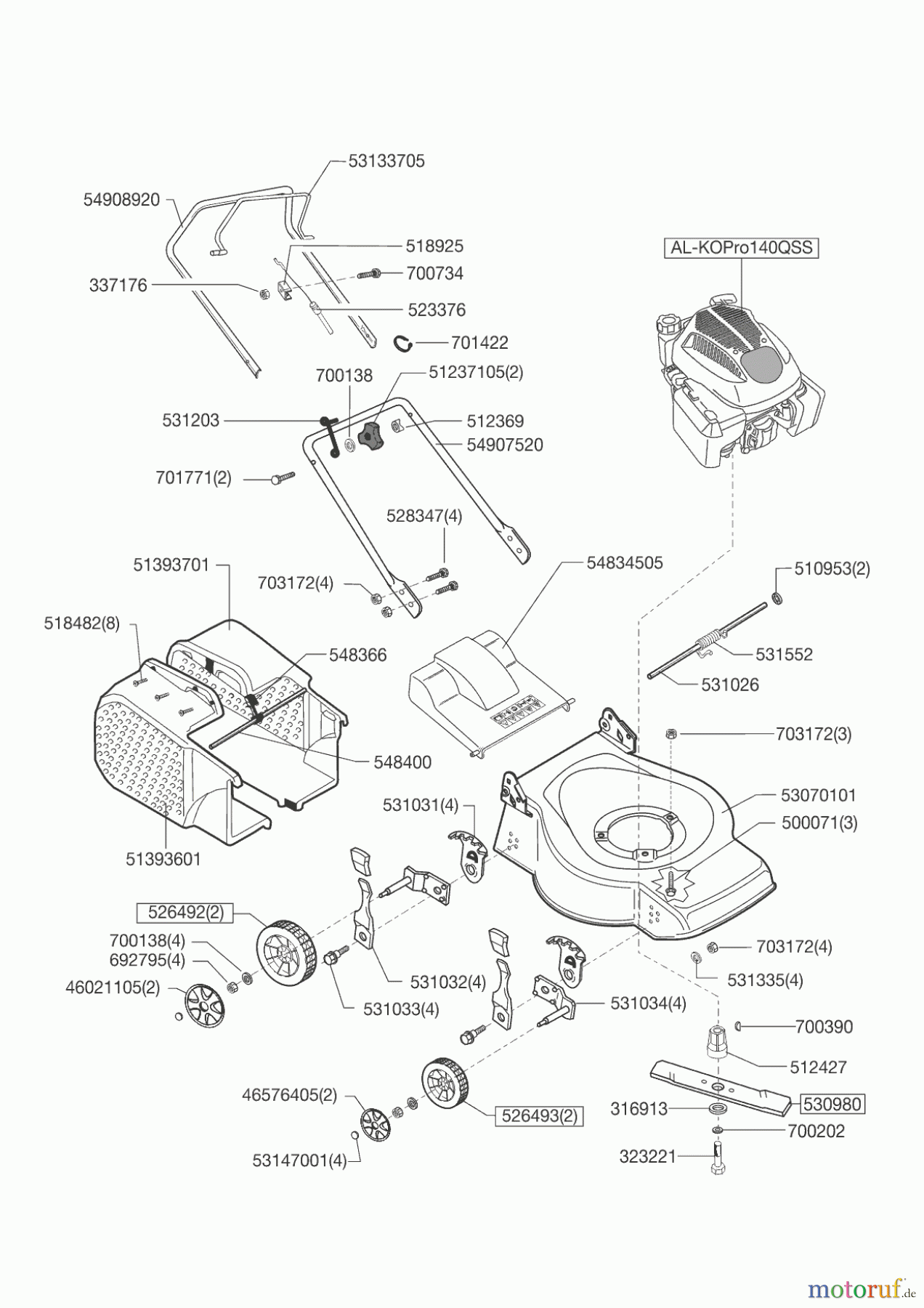 Greenstyler Gartentechnik Benzinrasenmäher AUTO POWER 40 B 03/2011 Seite 1