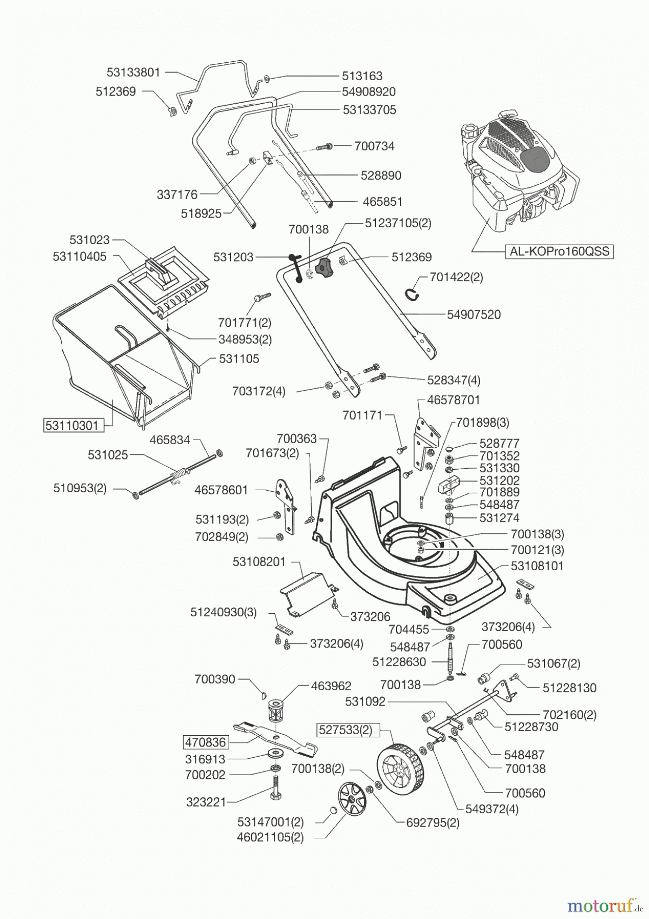 Greenstyler Gartentechnik Benzinrasenmäher AUTO POWER A 47 BR 03/2011 Seite 1