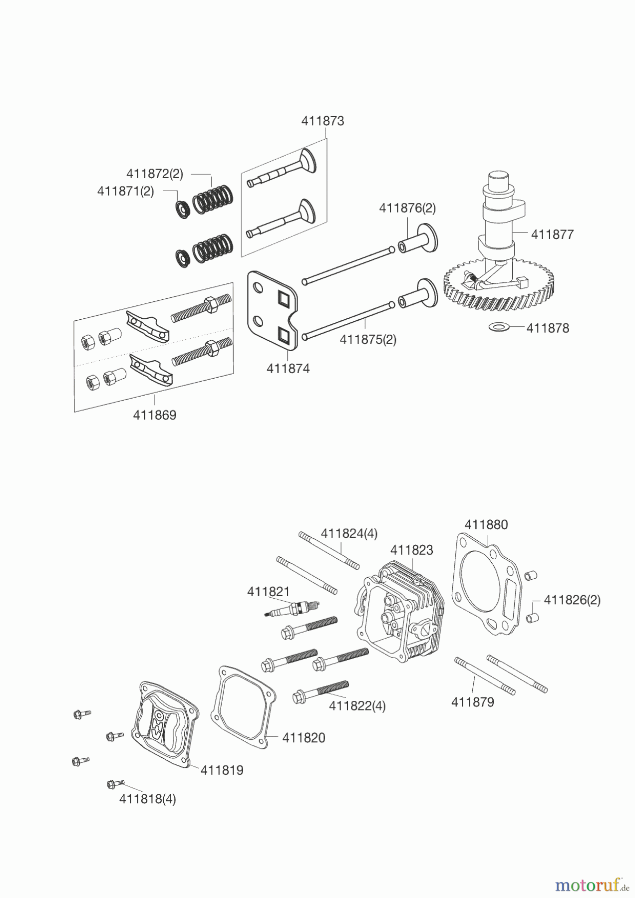  AL-KO Gartentechnik Benzinmotoren BENZIN MOTOR LC1P61 FA 4PS LONCIN Seite 2