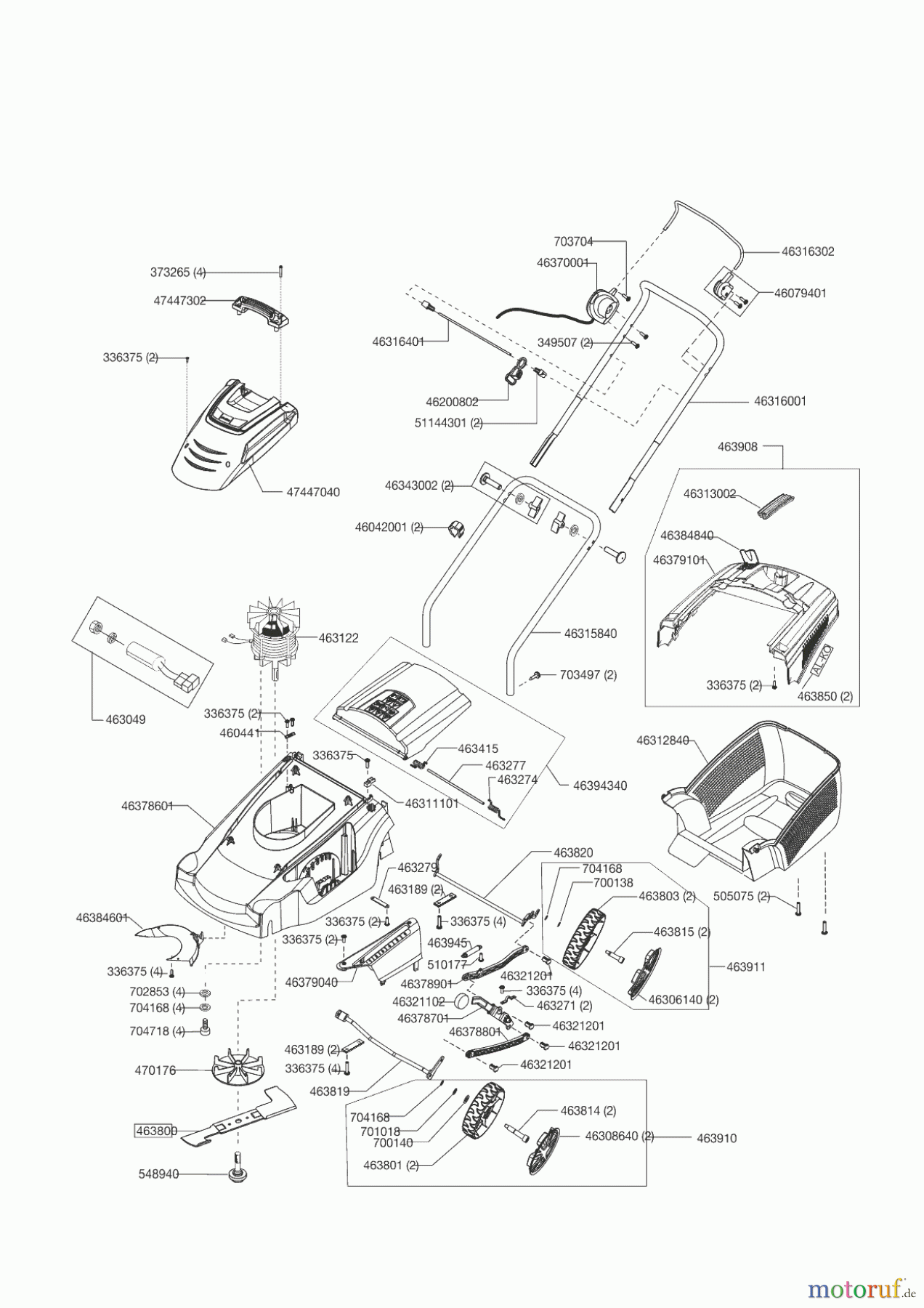 AL-KO Gartentechnik Elektrorasenmäher COMFORT 34 E Seite 1