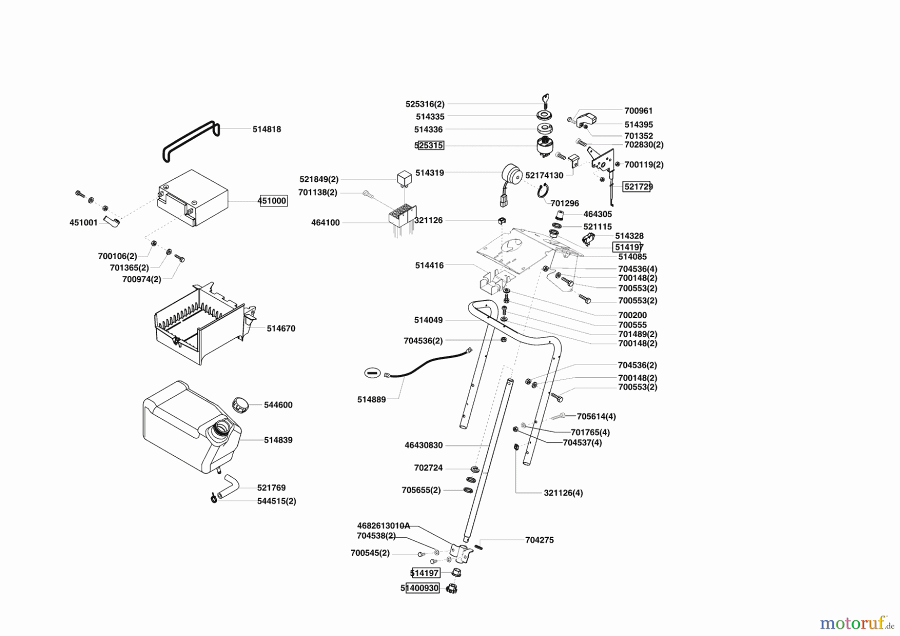 Powerline Gartentechnik Rasentraktor T 20-102 HD Seite 6