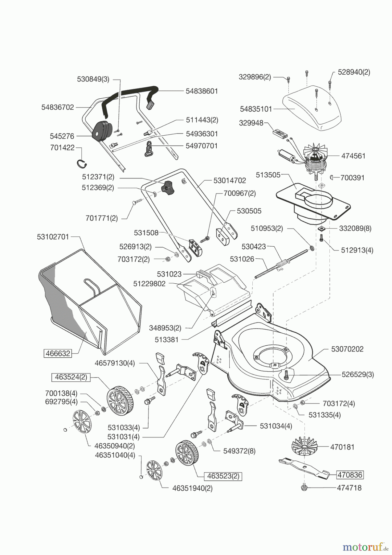  AL-KO Gartentechnik Elektrorasenmäher Selection SL 46 E  01/2012 - 01/2013 Seite 1