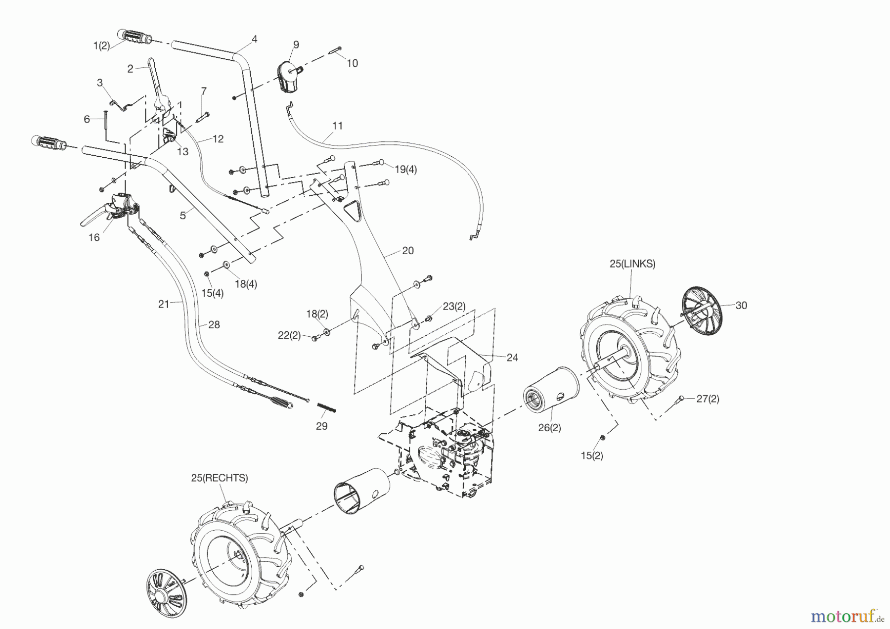 Powerline Gartentechnik Balkenmäher BM 5001 R II 04/2012 - 07/2013 Seite 2
