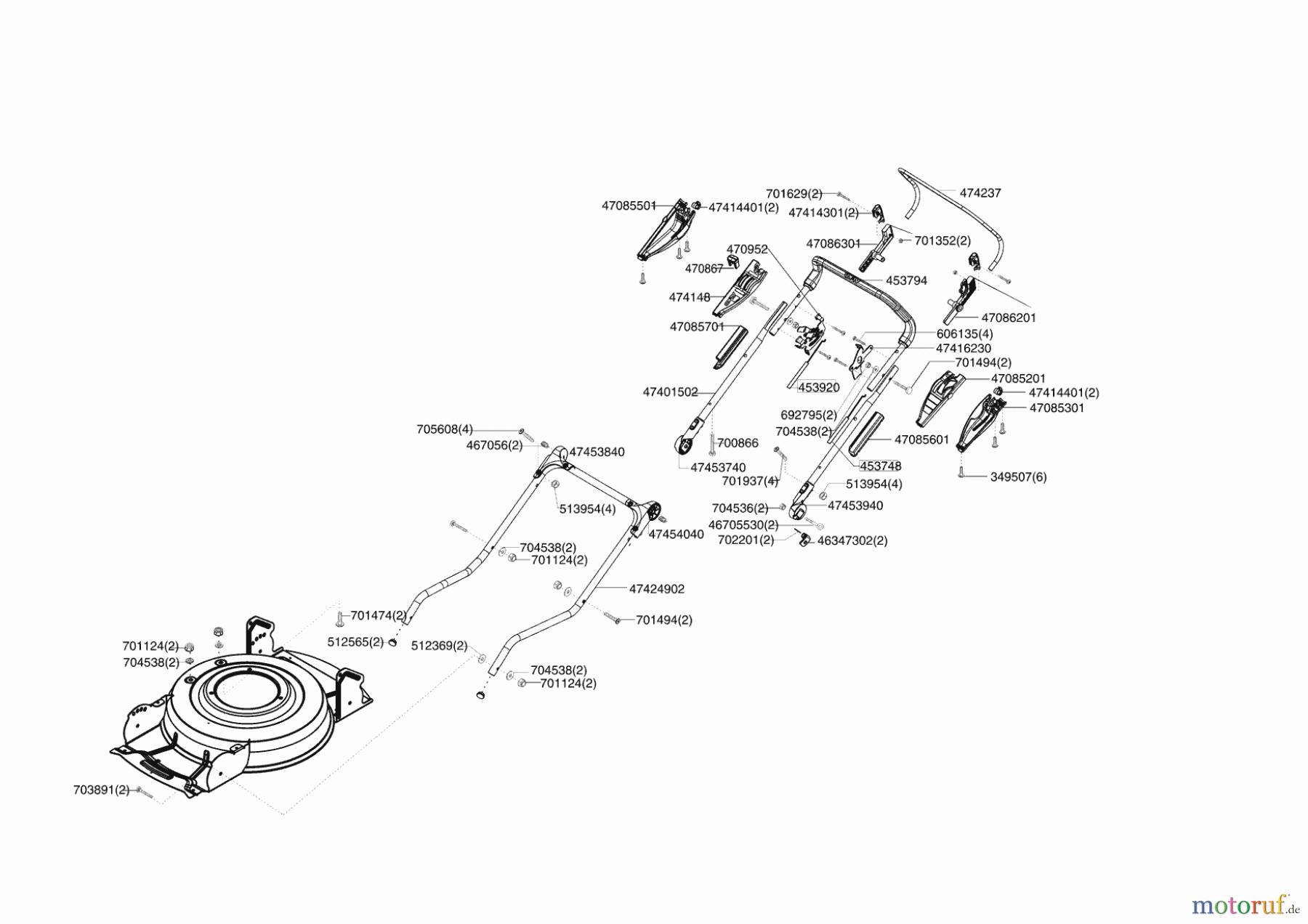 Powerline Gartentechnik Mulchmäher 4600 B Bio ab 04/2012 Seite 2