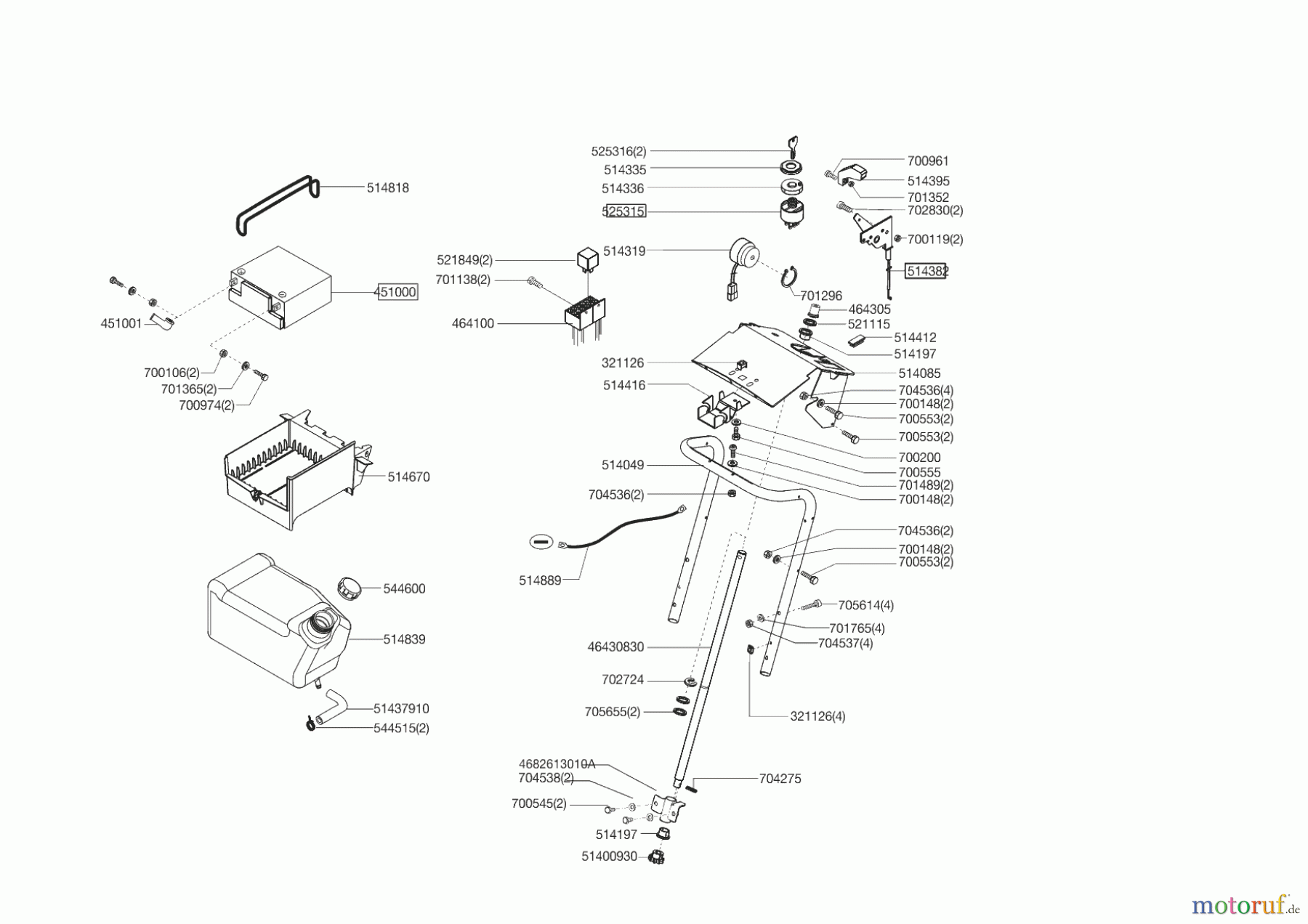 AL-KO Gartentechnik Rasentraktor Comfort T1000 ab 07/2012 Seite 6