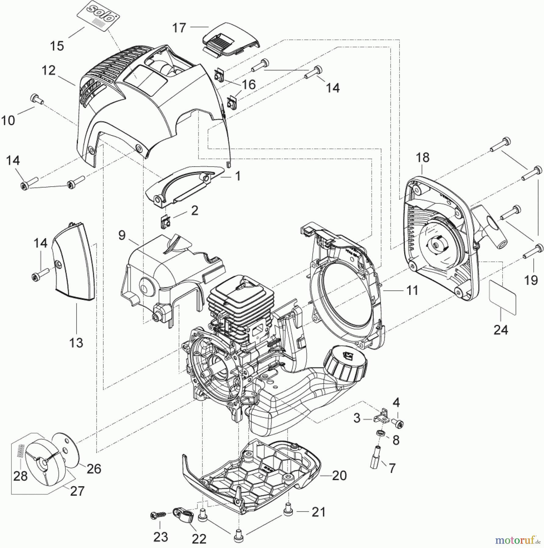  Solo by AL-KO Gartentechnik Motorsensen 107L ET 072012  Druck 9 107 700 07/2012 [SN: ET 072012  Druck 9 107 700] Seite 5