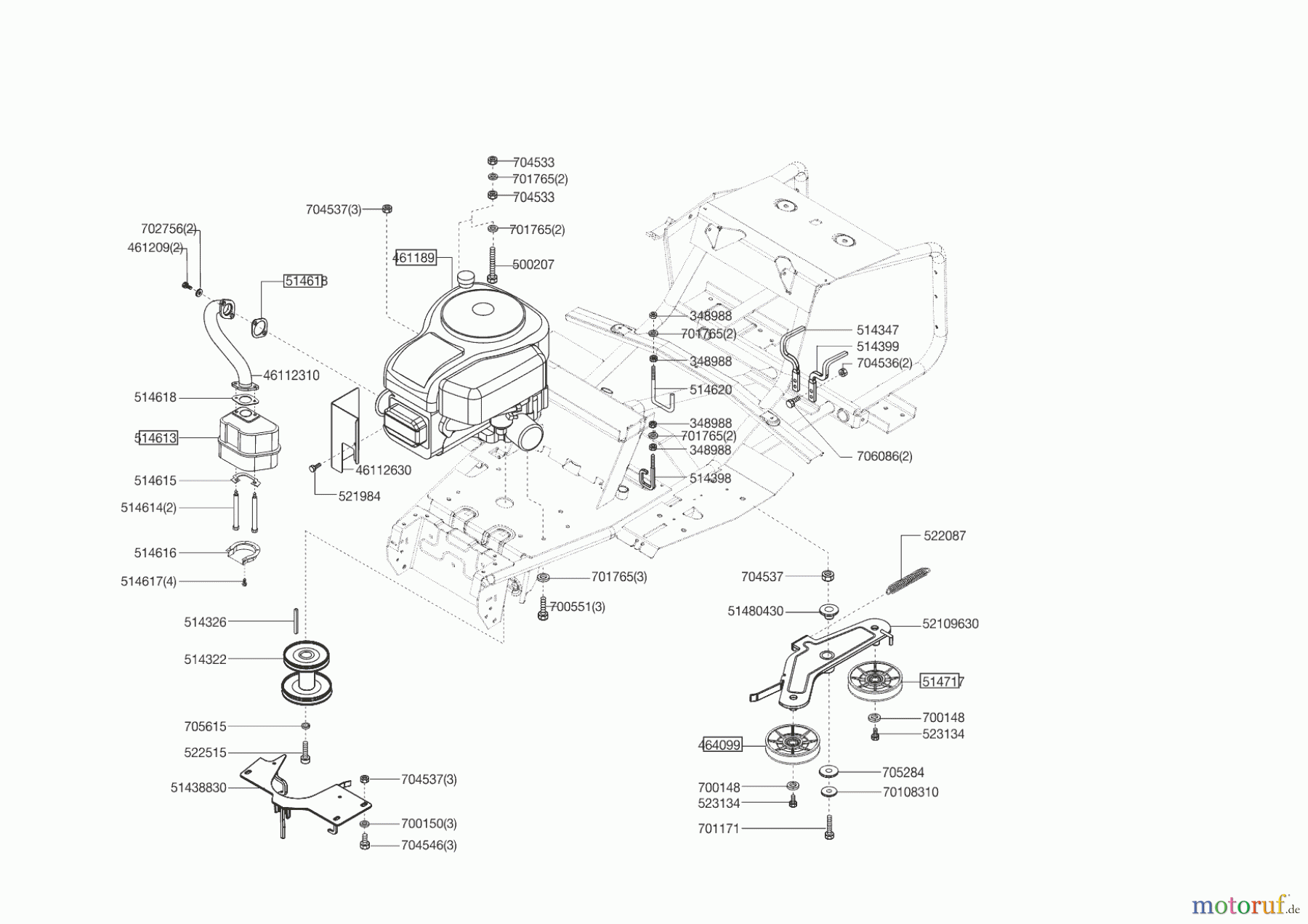 AL-KO Gartentechnik Rasentraktor T13-85 LUX HVC ab 11/2012 Seite 4