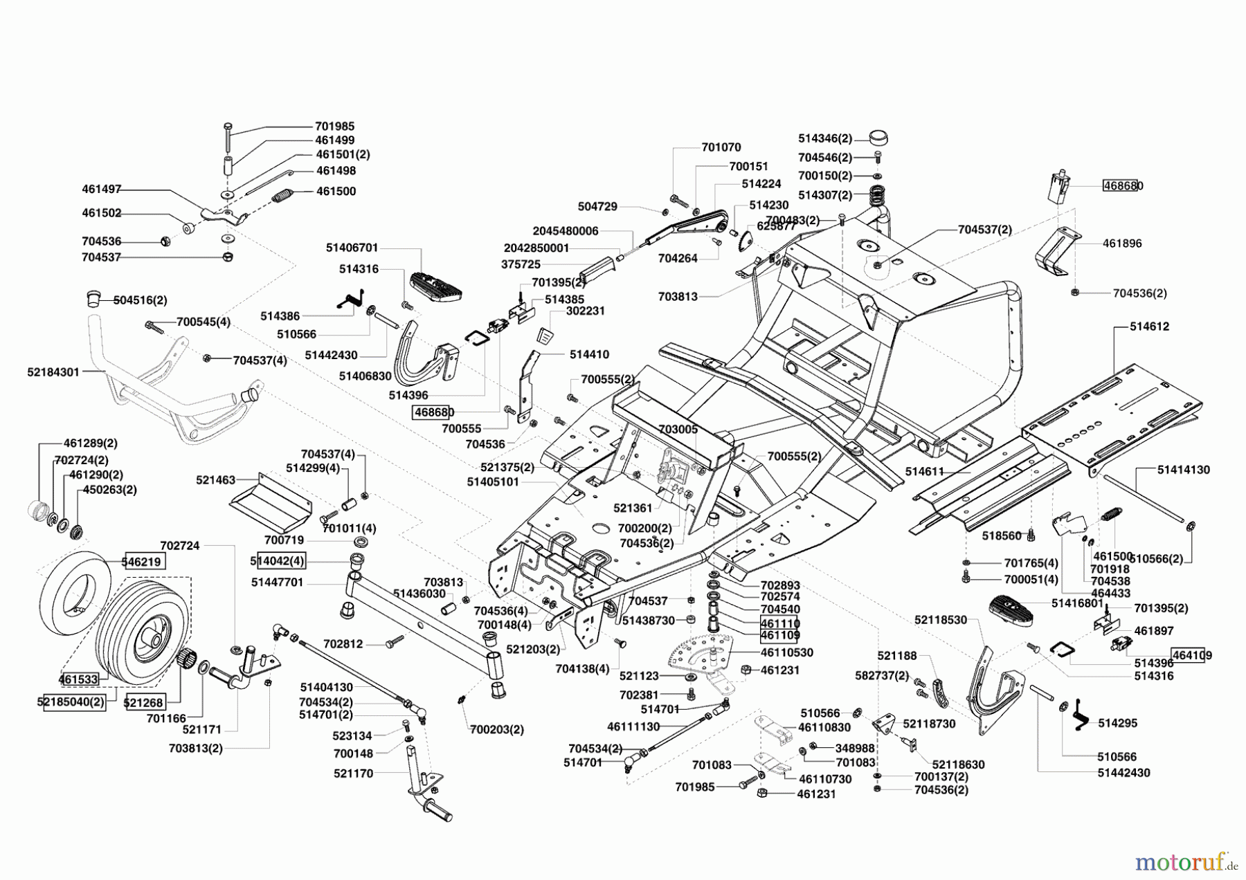 AL-KO Gartentechnik Rasentraktor T 13-85 TEC HVC 11/2012 Seite 2