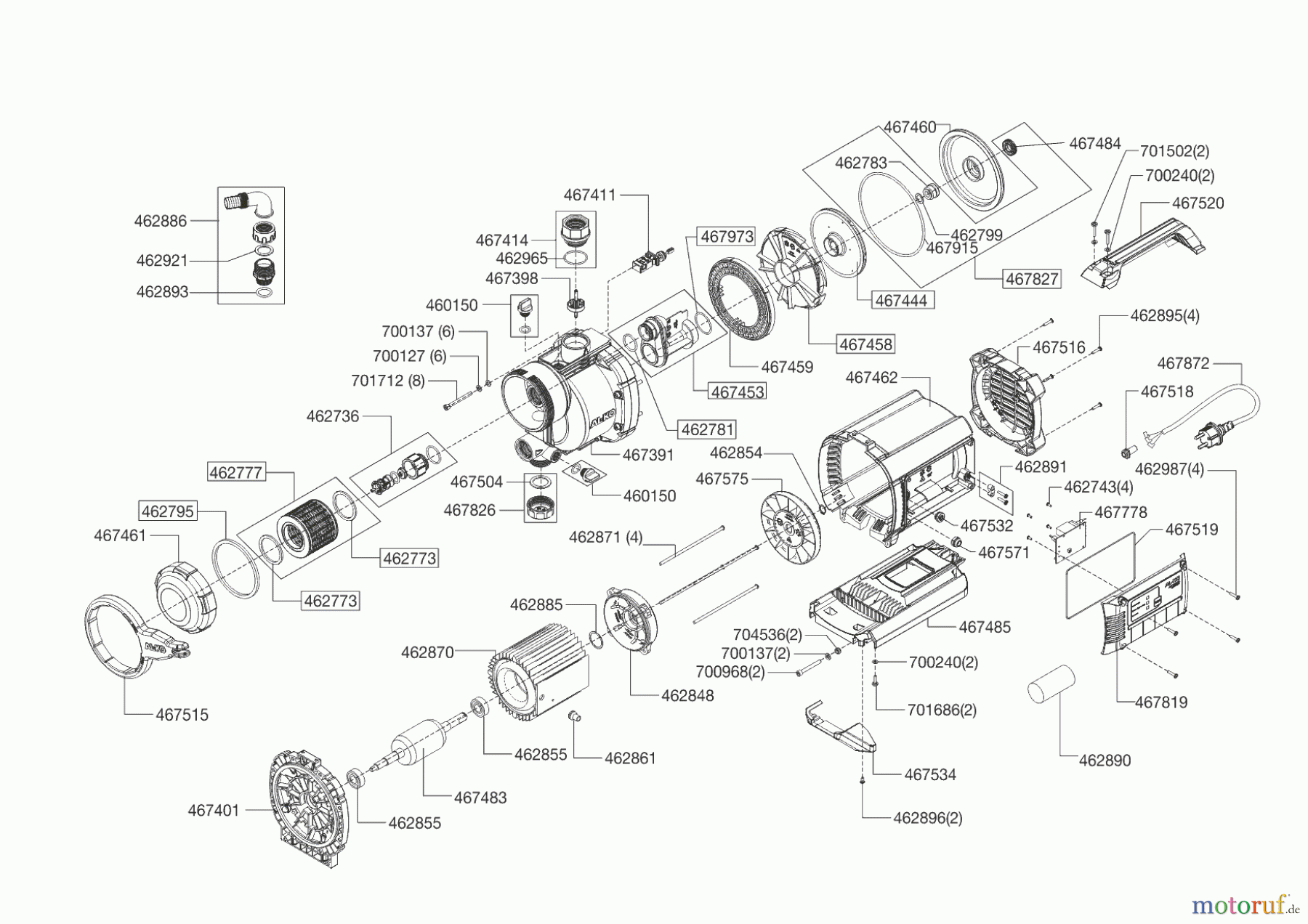 AL-KO Wassertechnik Oberflächenpumpen JET 5000 COMFORT 01/2013 Seite 1