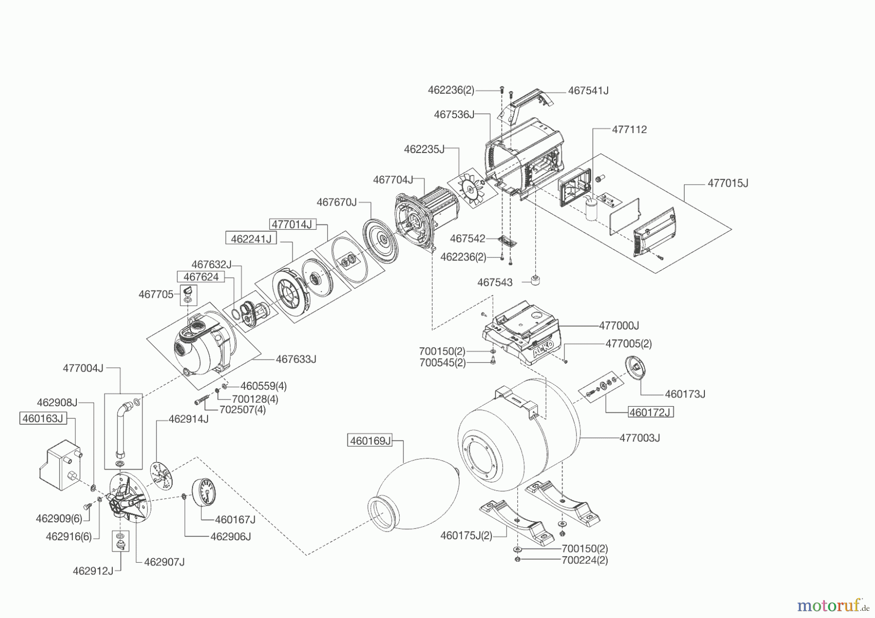 AL-KO Wassertechnik Hauswasserwerke HW 3000 CLASSIC 01/2013 Seite 1