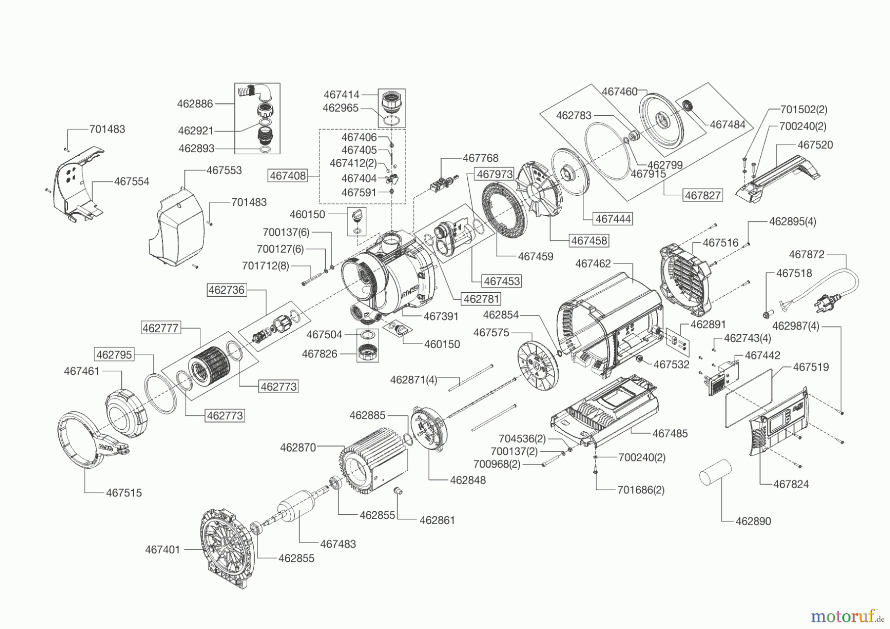 AL-KO Wassertechnik Hauswasserwerke HW 5000 FMS Premium 01/2013 - 01/2014 Seite 1