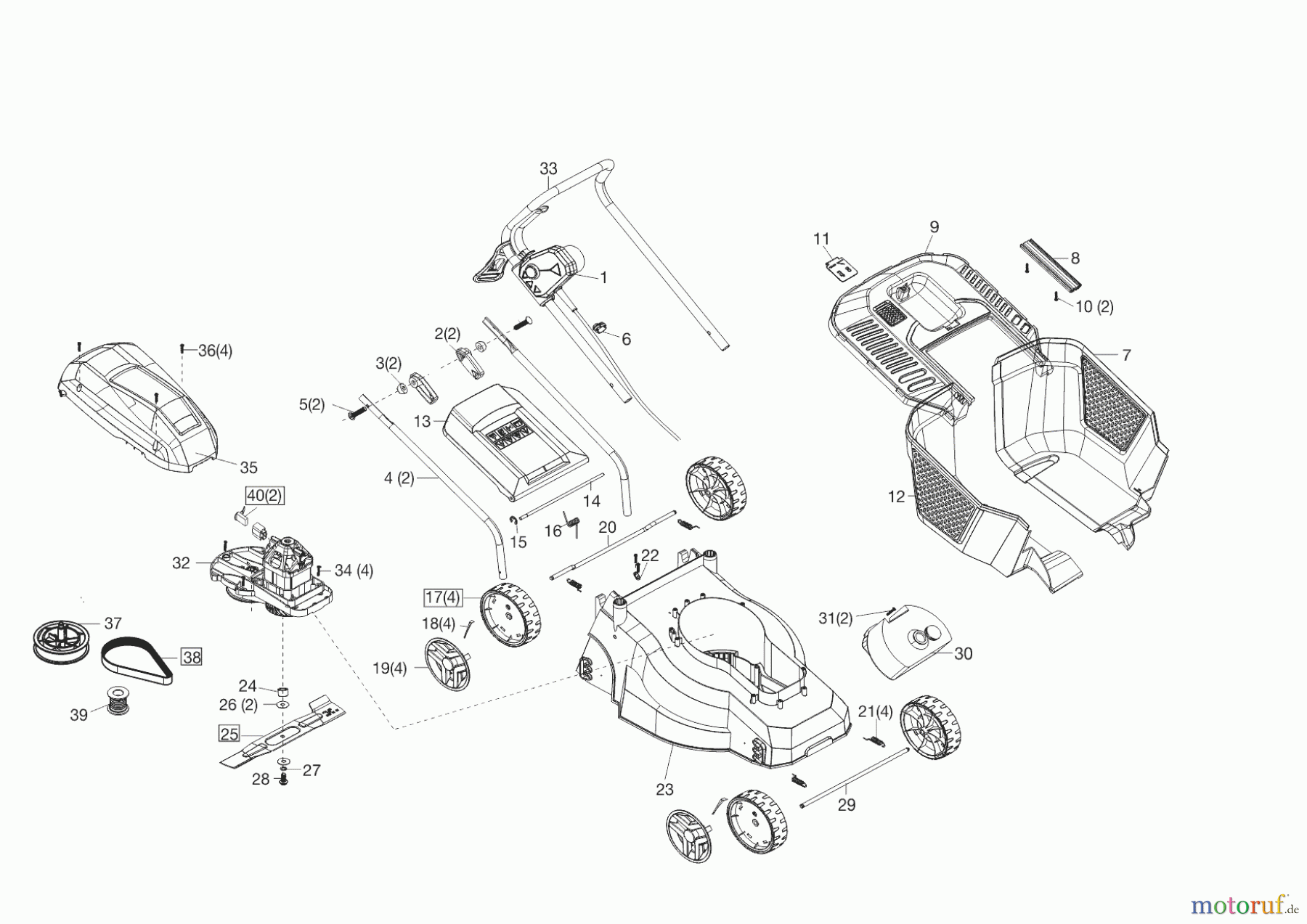 Horcura Gartentechnik Elektrorasenmäher XS1 01/2013 Seite 1