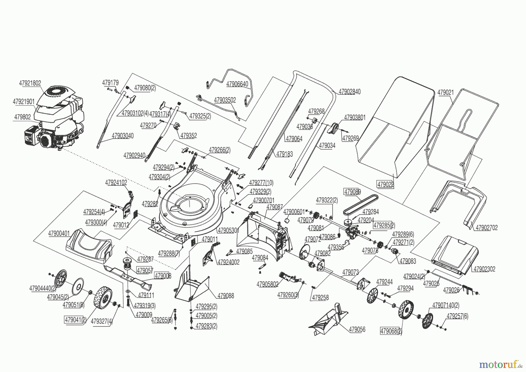 AL-KO Gartentechnik Benzinrasenmäher 4.63 BR-X CLASSIC 01/2013 Seite 1