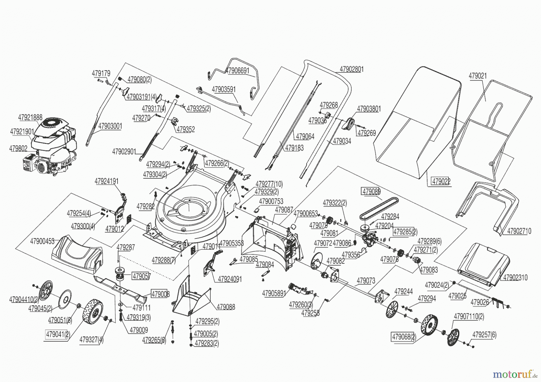 Horcura Gartentechnik Benzinrasenmäher M 1 01/2013 Seite 1