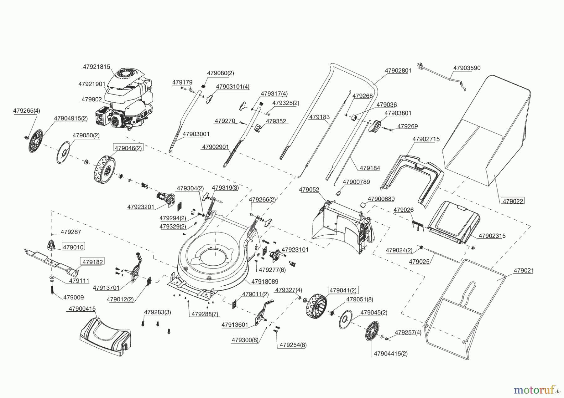 AL-KO Gartentechnik Benzinrasenmäher PM 42 P 01/2013 Seite 1