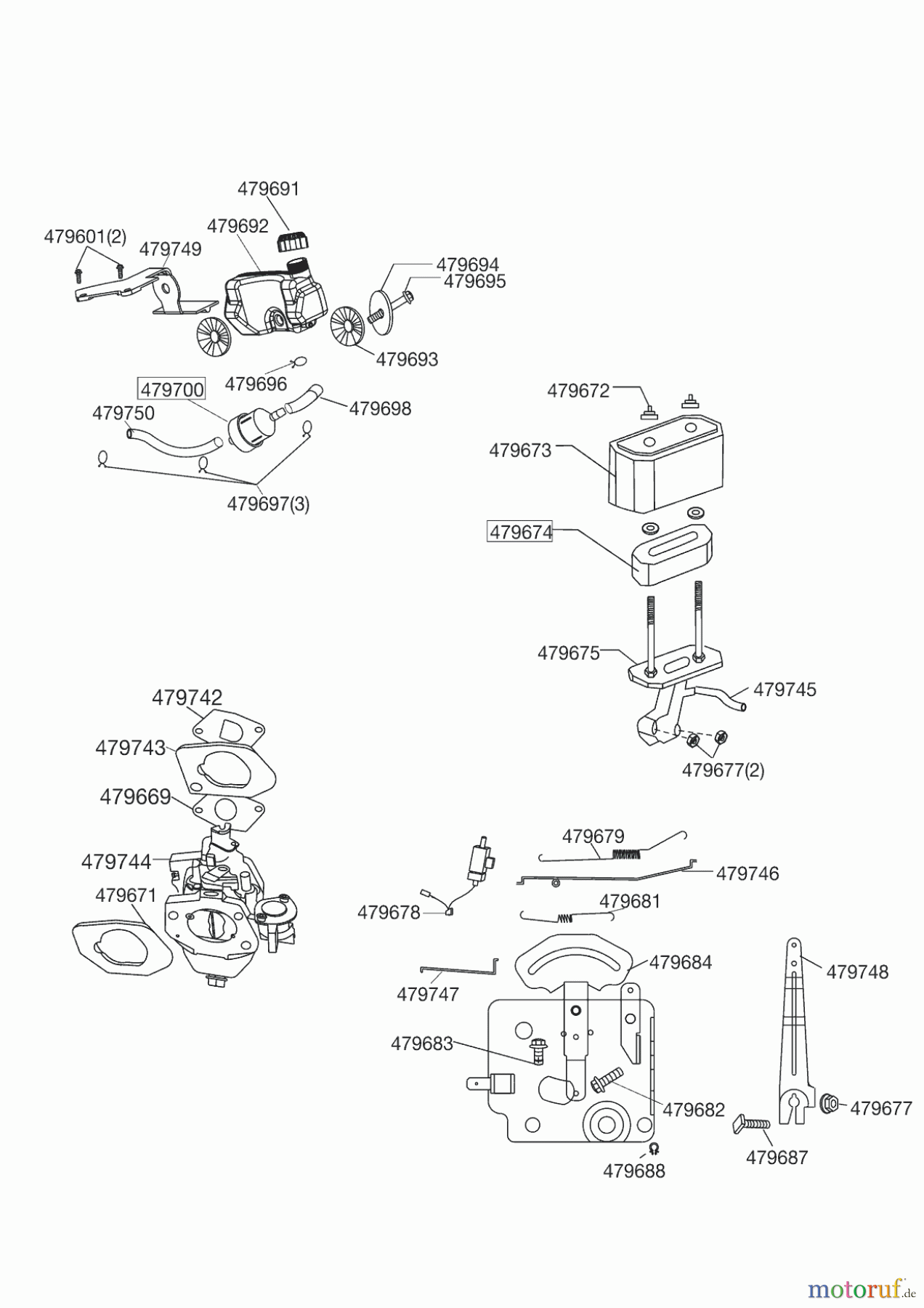  AL-KO Gartentechnik Benzinmotoren APL-Tech 165 OHV - 1P68F-B-02  01/2013 - 09/2013 Seite 3