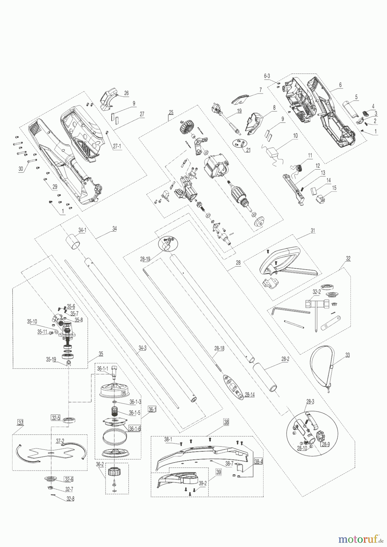 AL-KO Gartentechnik Motorsensen BC 1200 E 02/2013 Seite 1