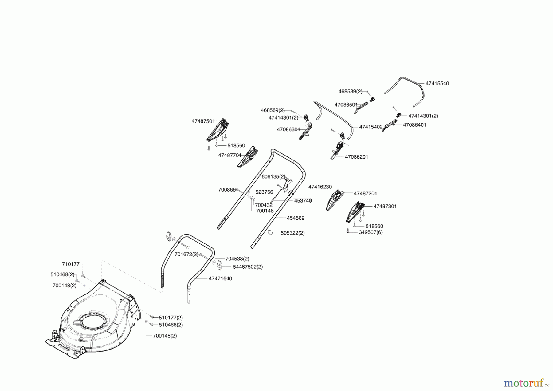  AL-KO Gartentechnik Benzinrasenmäher Highline 473 SP-A  04/2013 - 11/2013 Seite 2