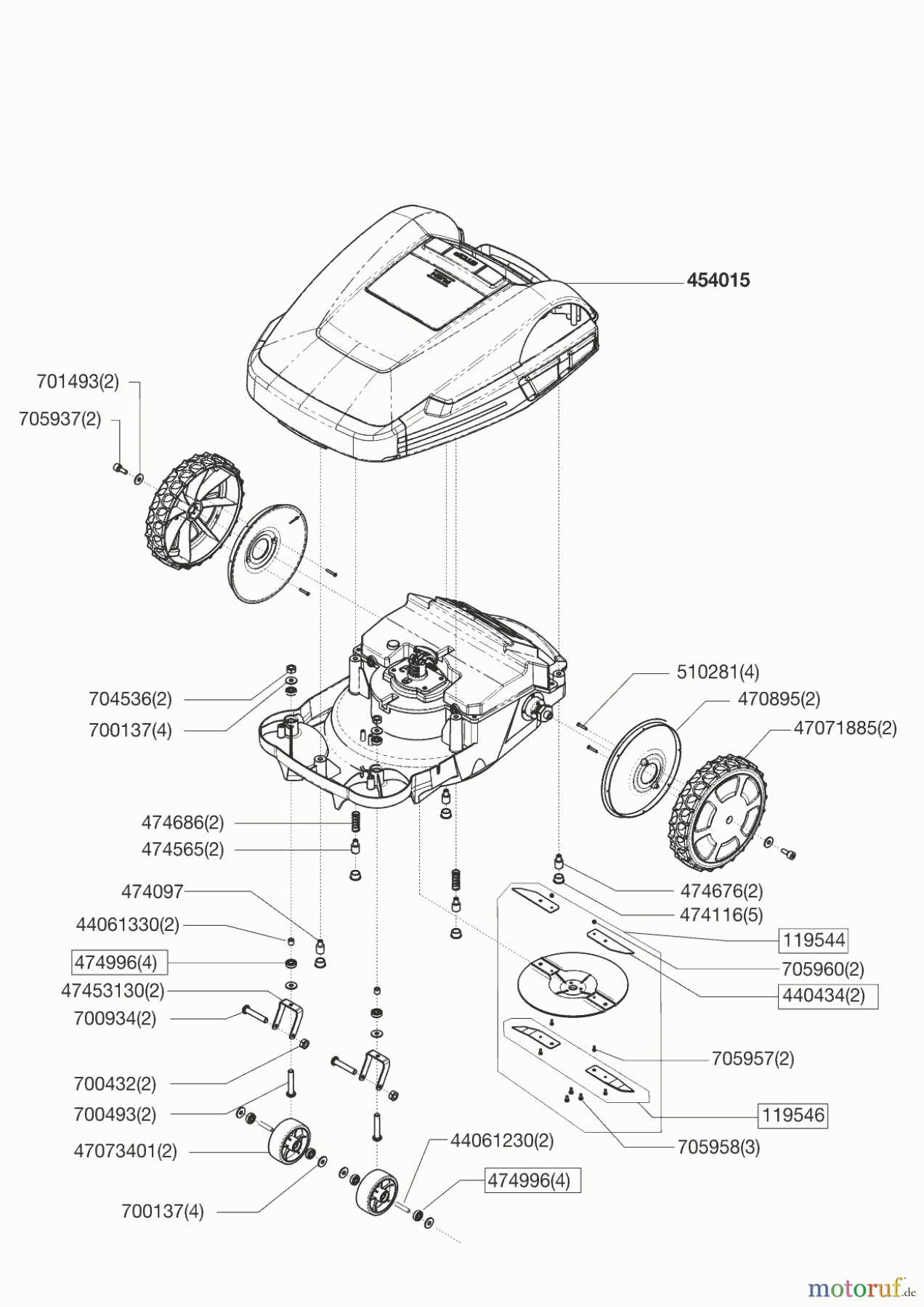 AL-KO Gartentechnik Robolinho 3000 05/2013 - 03/2015 Seite 1