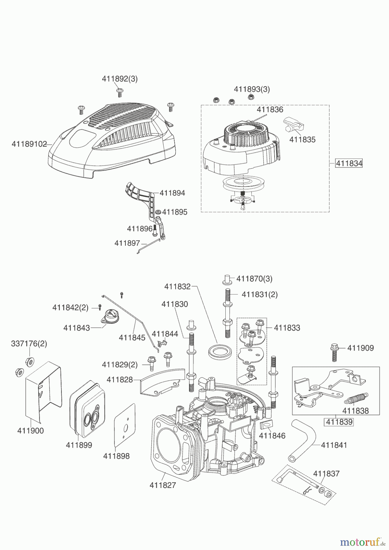 AL-KO Gartentechnik Benzinmotoren B-MOTOR PRO 160 QSS LC1P65FA R3 05/2013 Seite 1