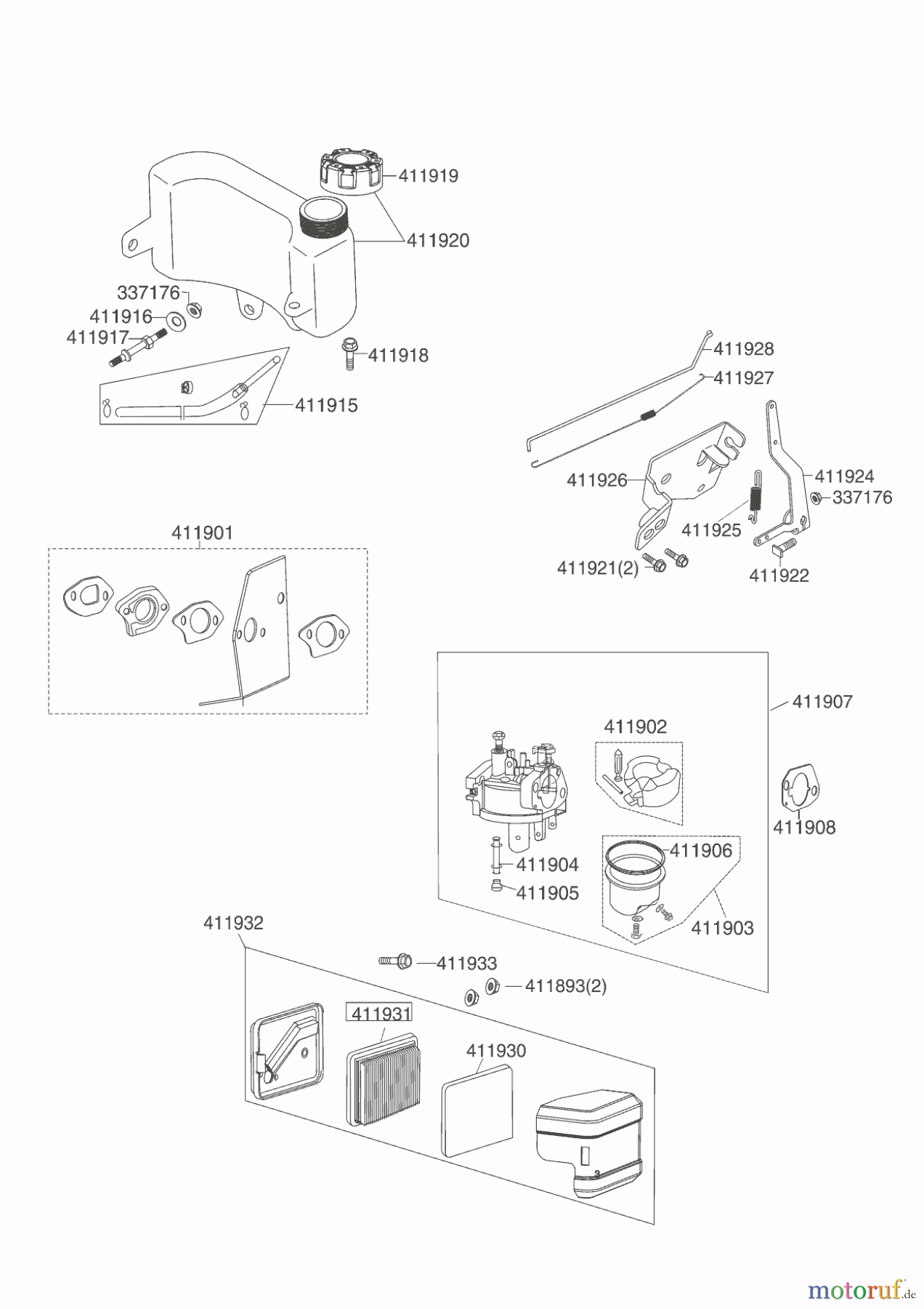 AL-KO Gartentechnik Benzinmotoren B-MOTOR PRO 160 QSS LC1P65FA R3 05/2013 Seite 3