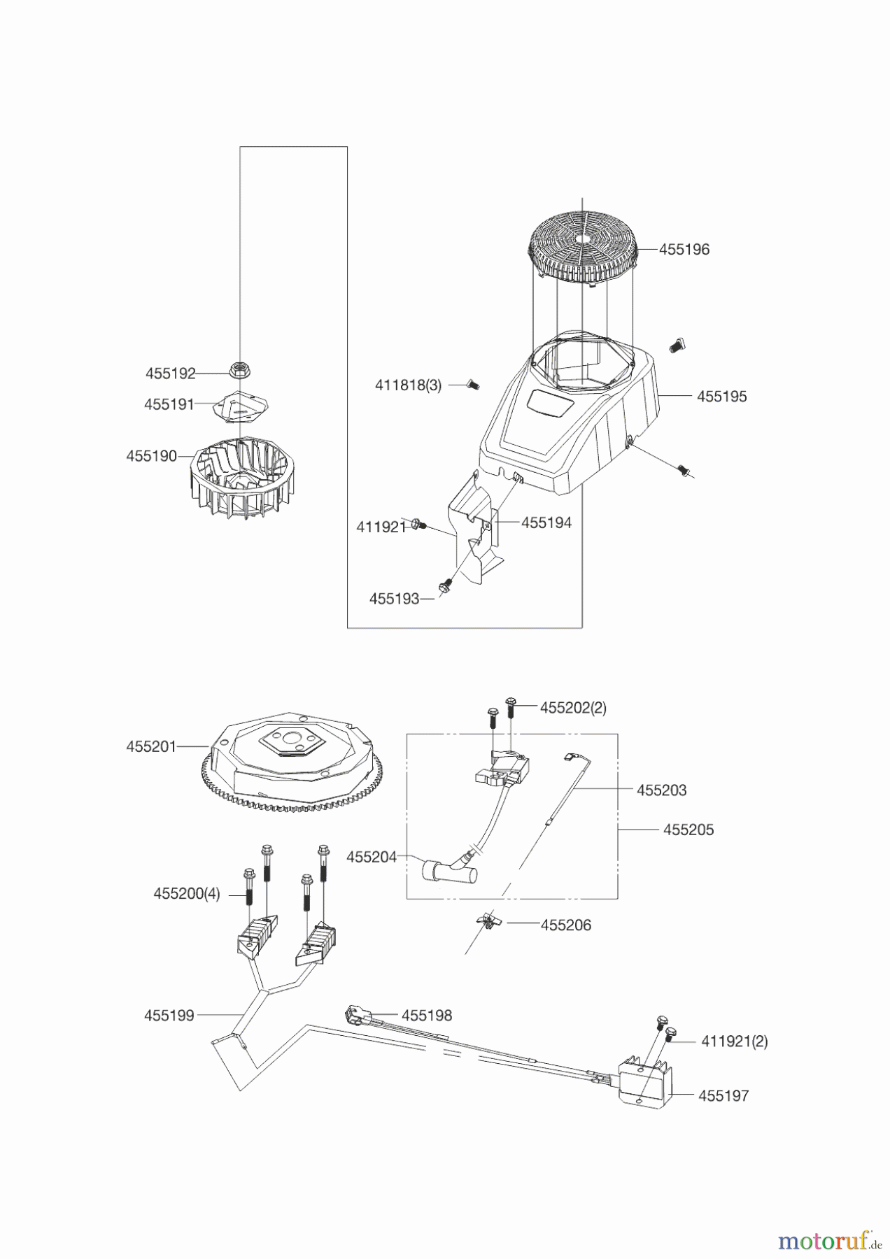 AL-KO Gartentechnik Benzinmotoren BENZIN MOTOR LC1P92F-1 452 CC 05/2013 Seite 1