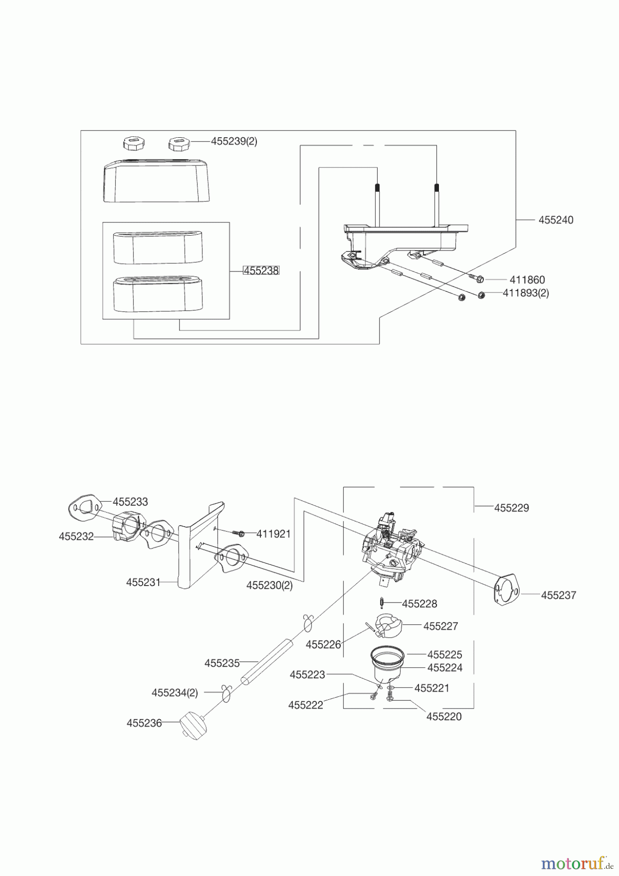AL-KO Gartentechnik Benzinmotoren BENZIN MOTOR LC1P92F-1 452 CC 05/2013 Seite 4