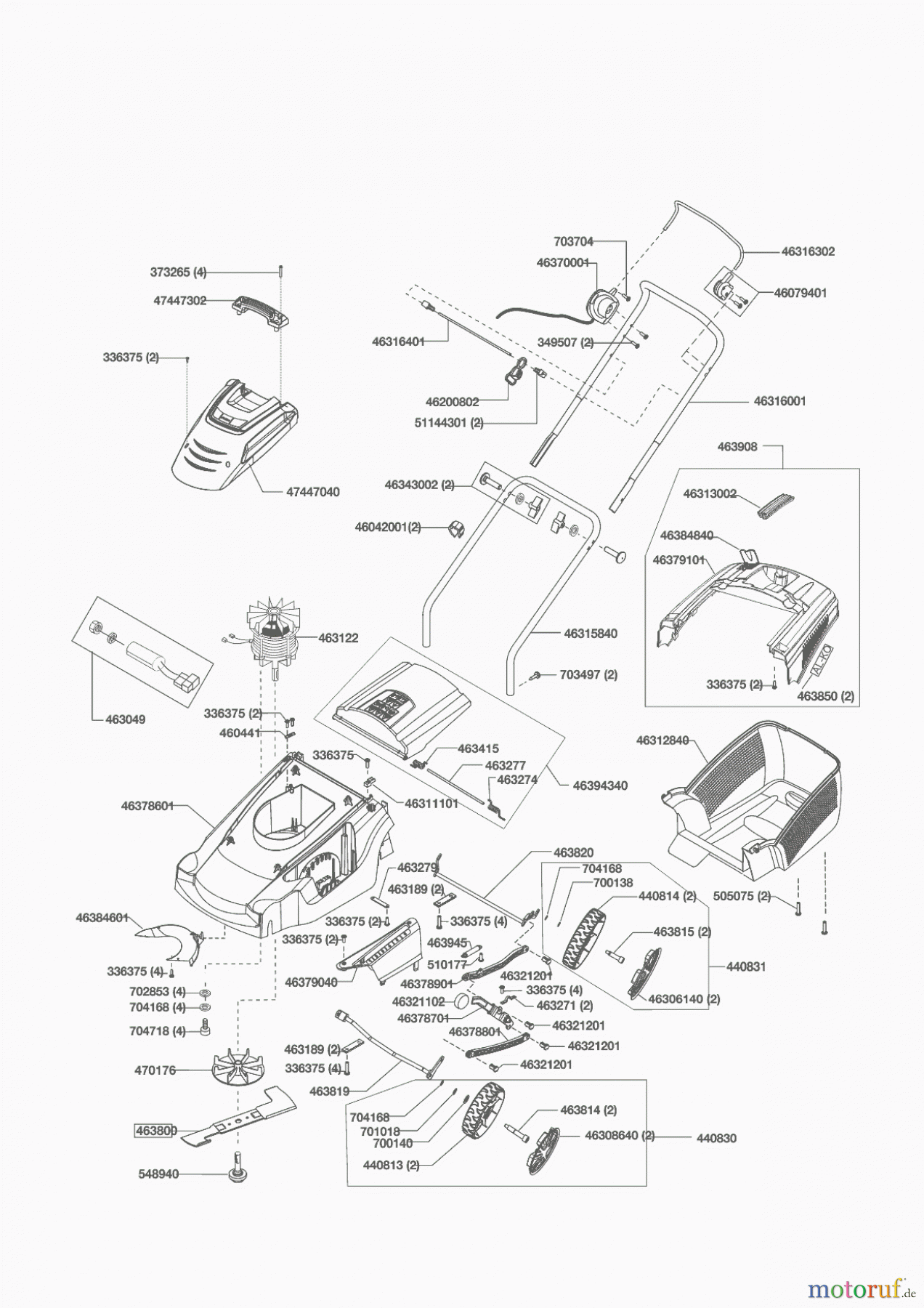  AL-KO Gartentechnik Elektrorasenmäher COMFORT 34 E  06/2013 - 12/2014 Seite 1