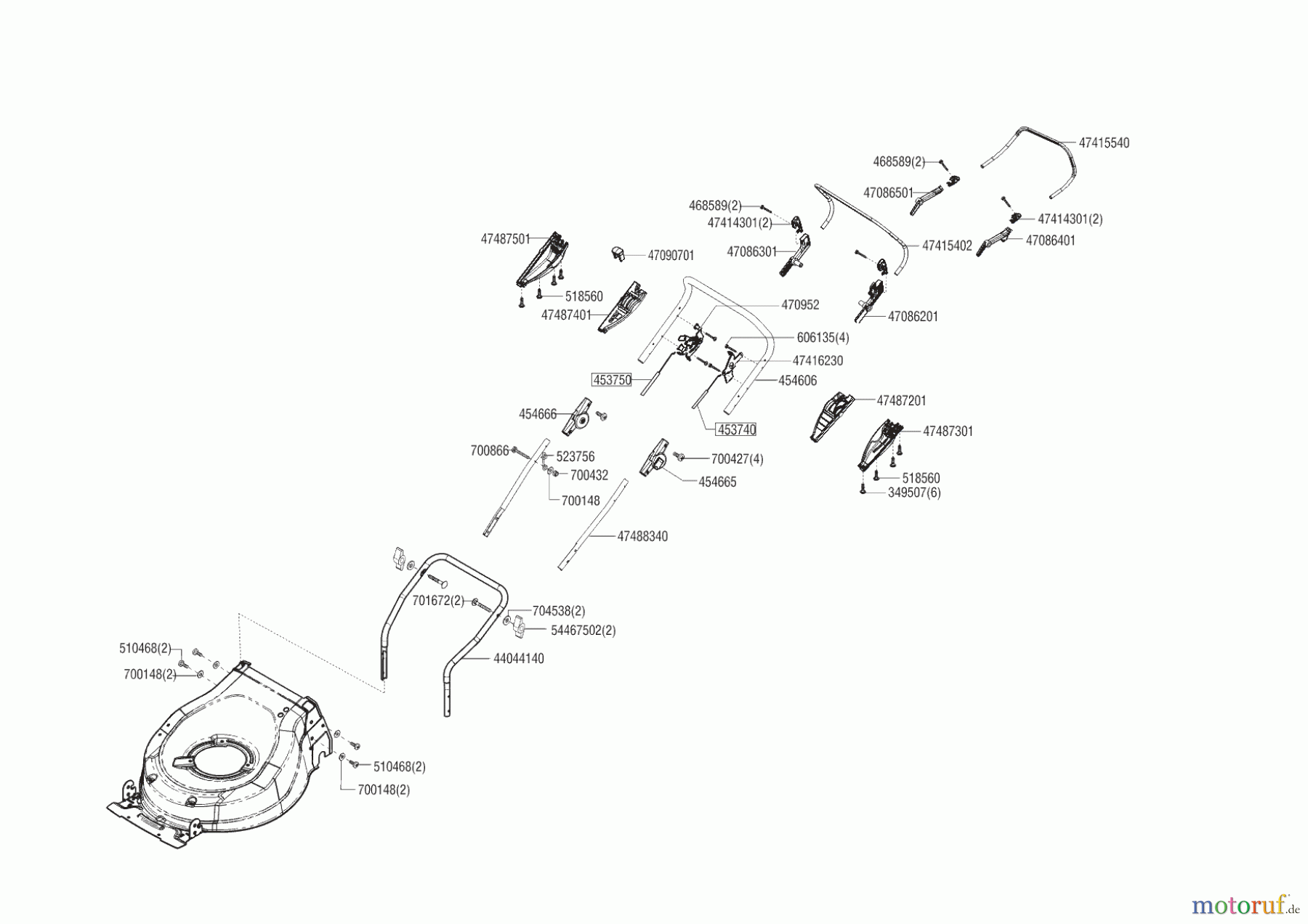 AL-KO Gartentechnik Benzinrasenmäher Highline 473 VS-A 11/2013 - 03/2019 Seite 2