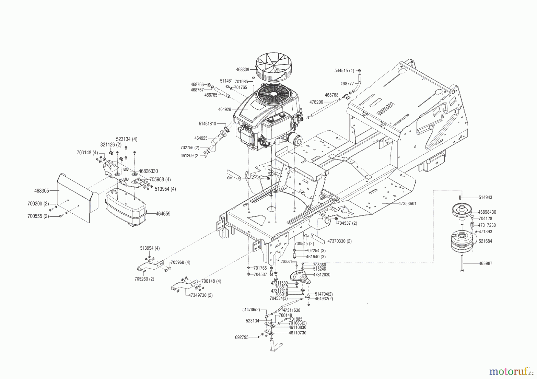 Powerline Gartentechnik Rasentraktor T 15-95.4 HD-A 12/2013 - 09/2014 Seite 2