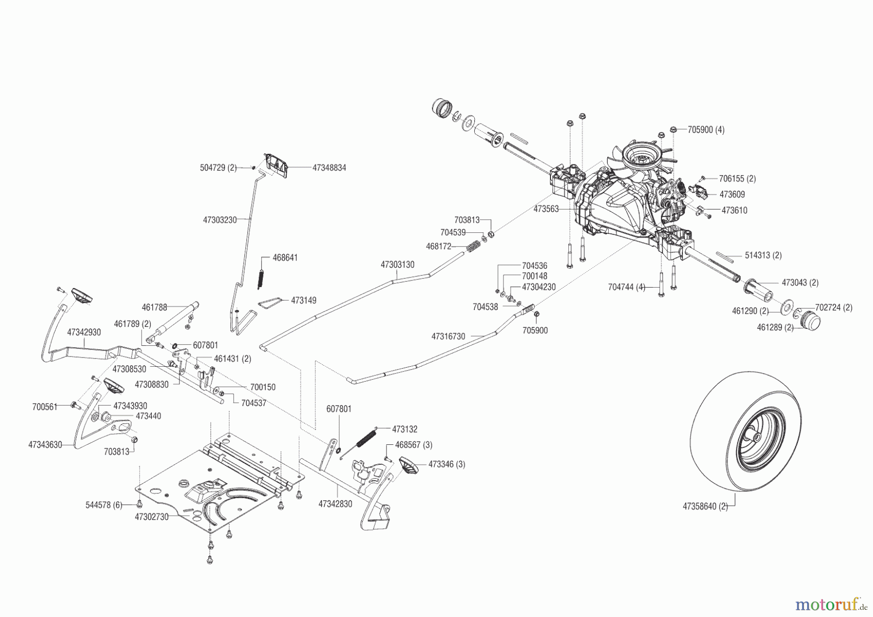 Powerline Gartentechnik Rasentraktor T 15-95.4 HD-A 12/2013 - 09/2014 Seite 4