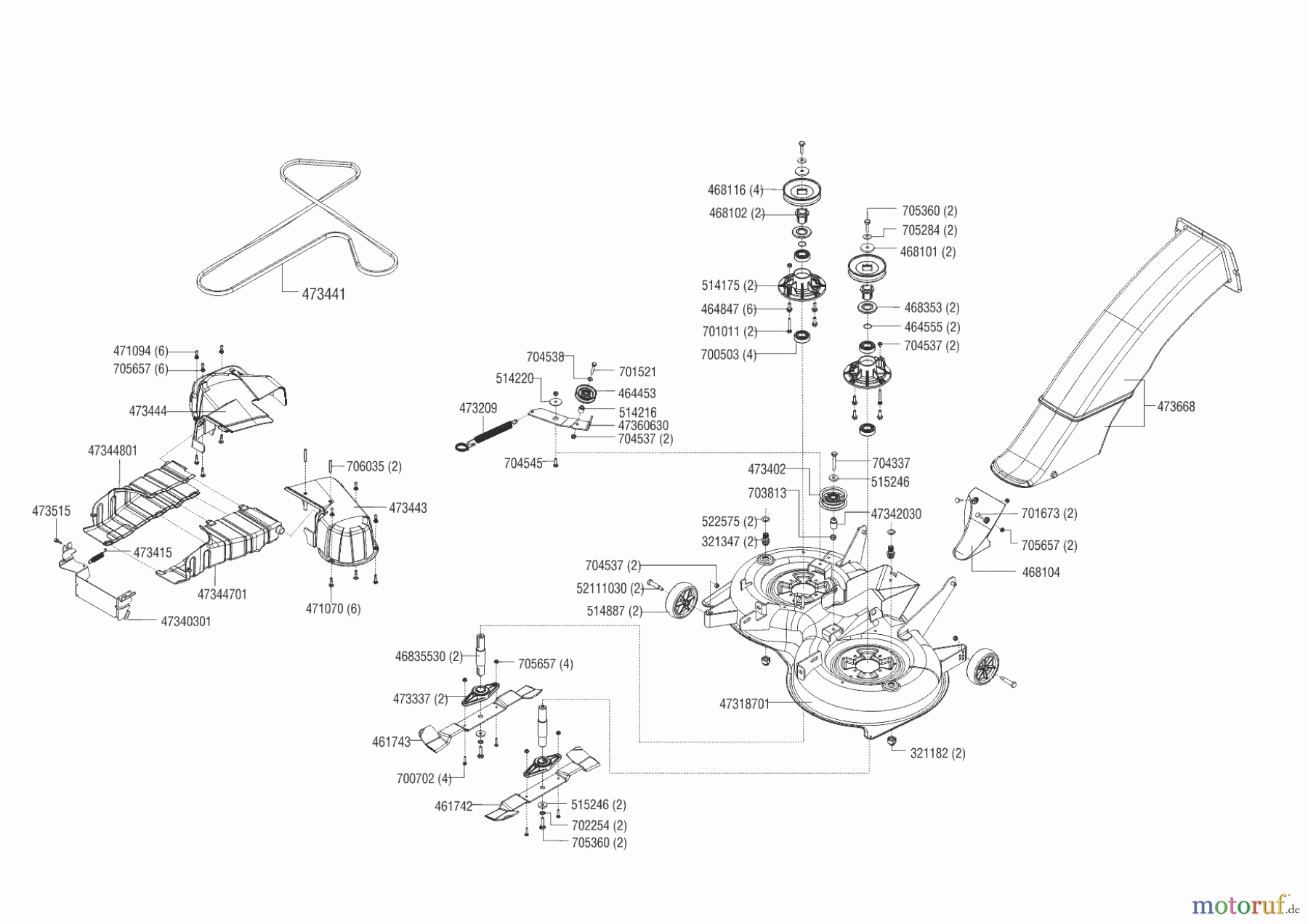 Powerline Gartentechnik Rasentraktor T 15-95.4 HD-A 12/2013 - 09/2014 Seite 6