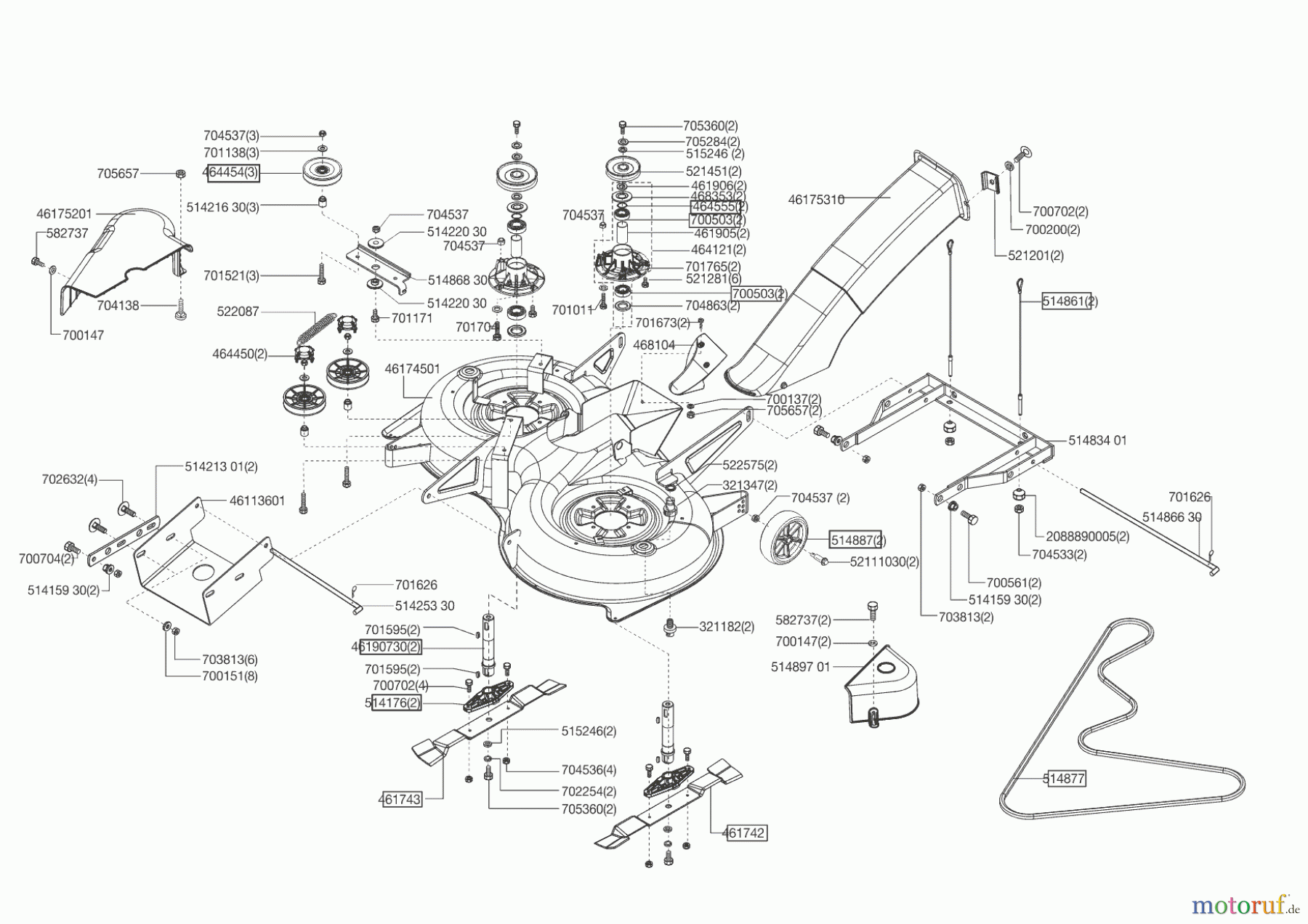 AL-KO Gartentechnik Rasentraktor Comfort T 954 HD-A 12/2013 - 03/2015 Seite 5