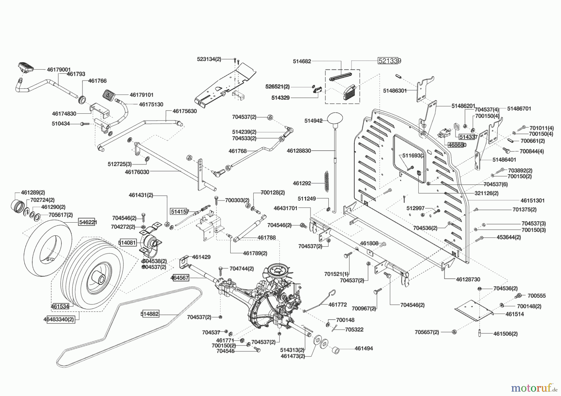 Powerline Gartentechnik Rasentraktor T 16-92 HD-H Edition 12/2013 Seite 3