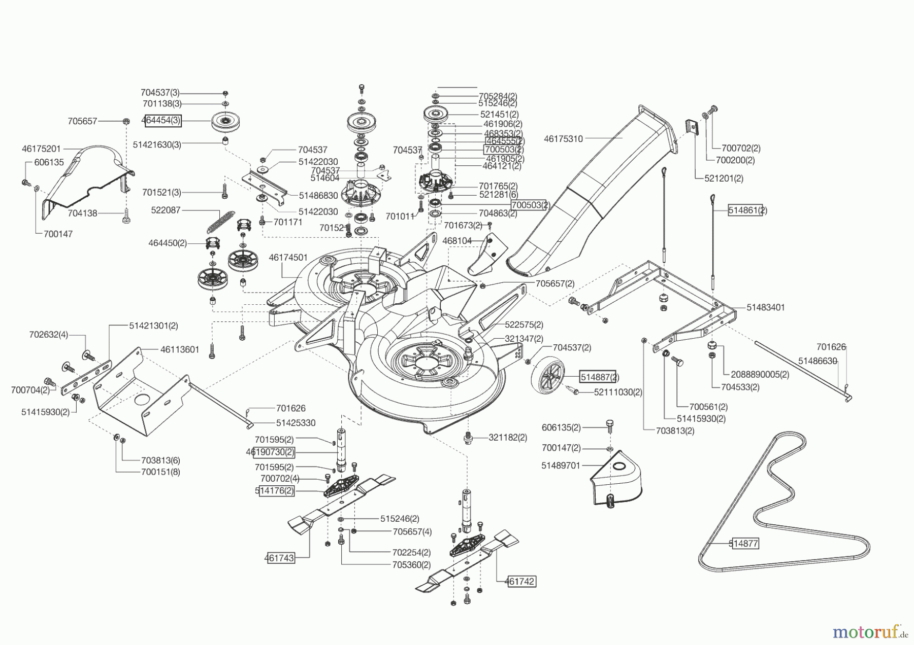 Powerline Gartentechnik Rasentraktor T 16-92 HD-H Edition 12/2013 Seite 5